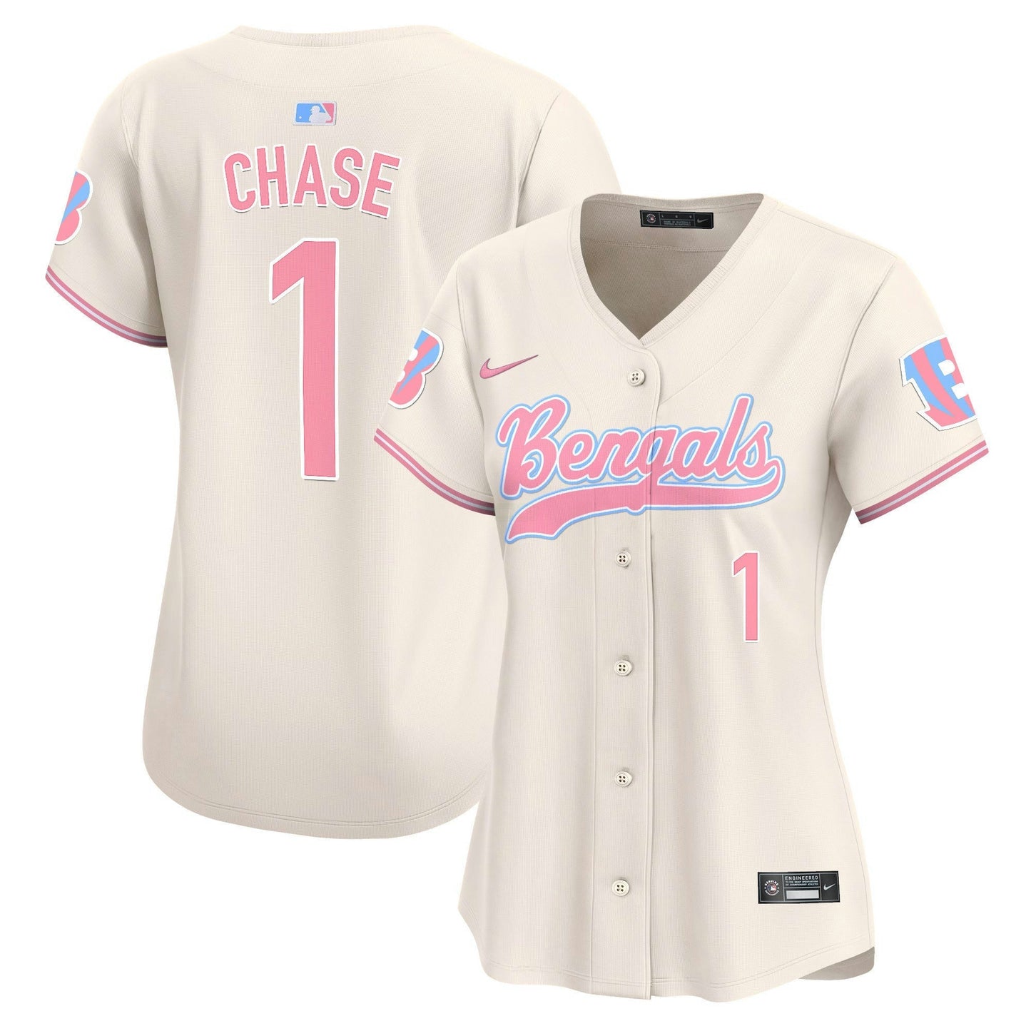 Camisa NFL Cincinnati Bengals Women’s Bubblegum Pink Vapor Premier Limited Jersey