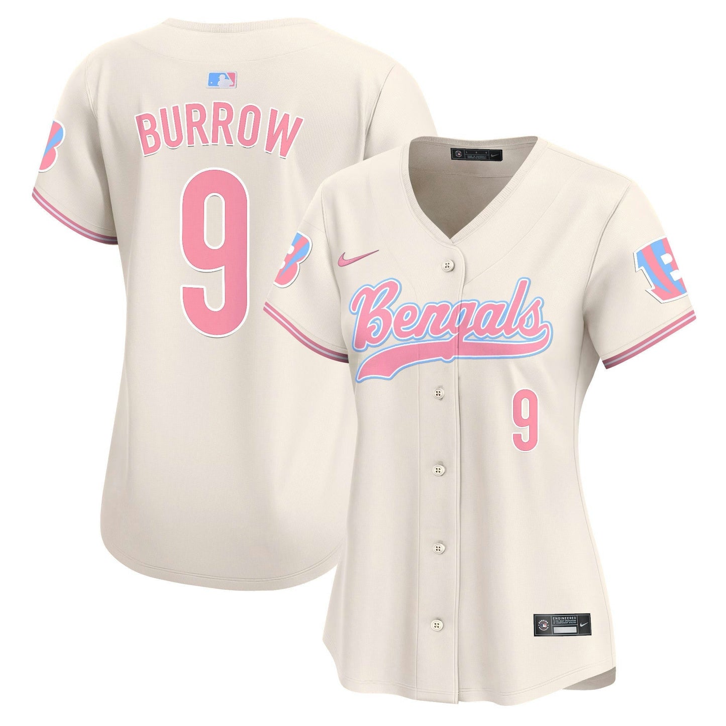 Camisa NFL Cincinnati Bengals Women’s Bubblegum Pink Vapor Premier Limited Jersey