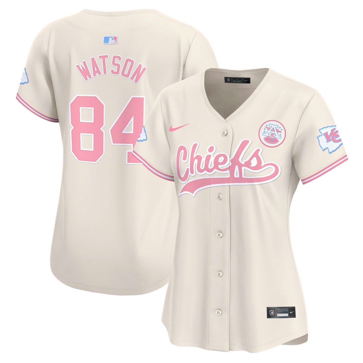 Camisa NFL Kansas City Chiefs Women’s Bubblegum Pink Vapor Premier Limited Jersey