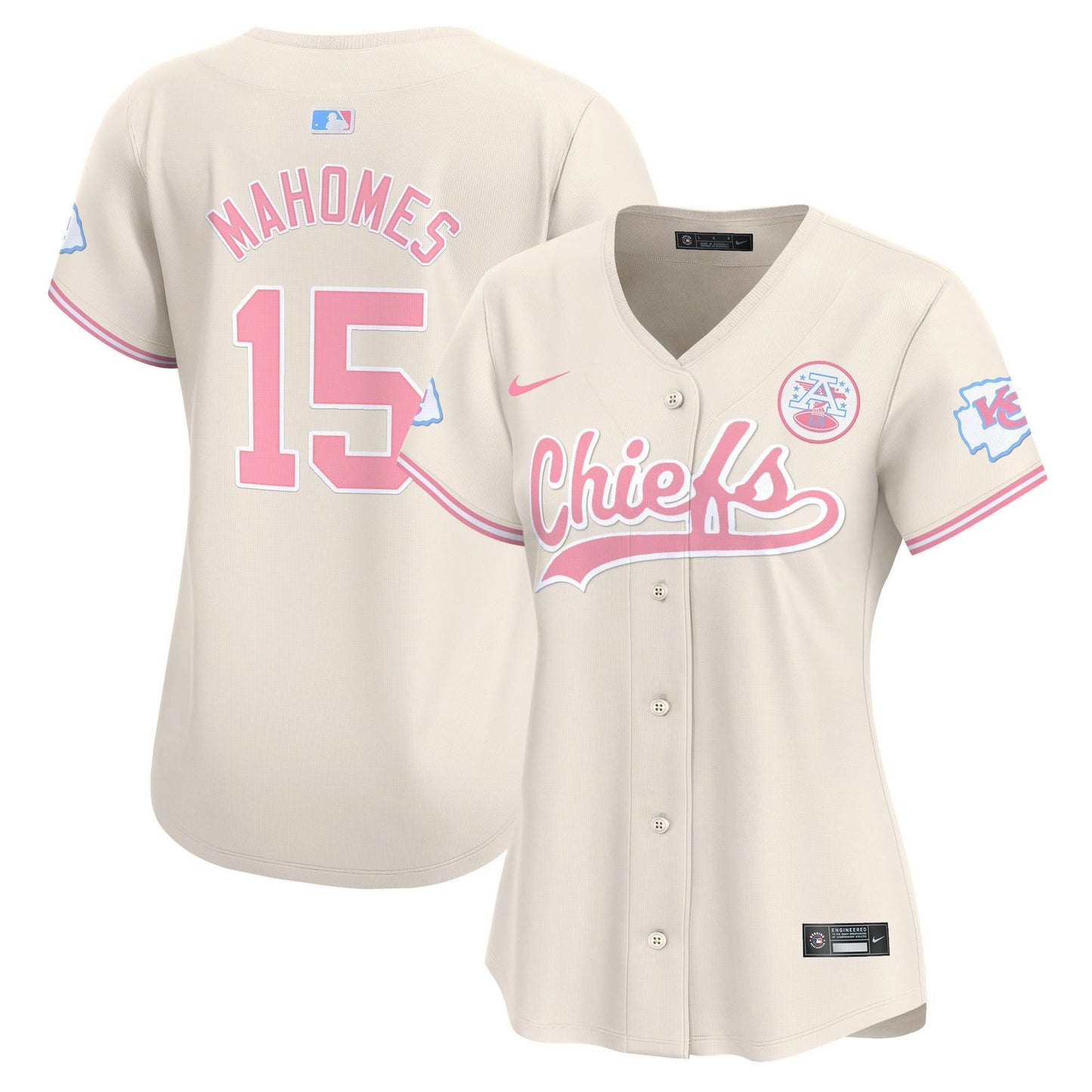 Camisa NFL Kansas City Chiefs Women’s Bubblegum Pink Vapor Premier Limited Jersey