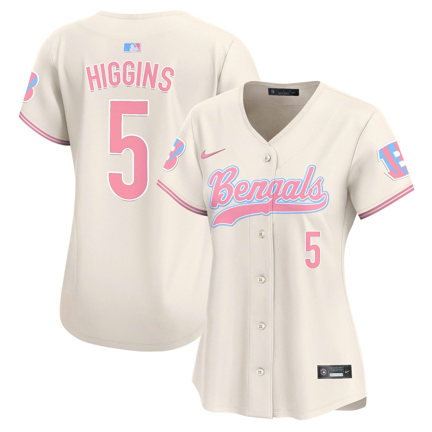 Camisa NFL Cincinnati Bengals Women’s Bubblegum Pink Vapor Premier Limited Jersey