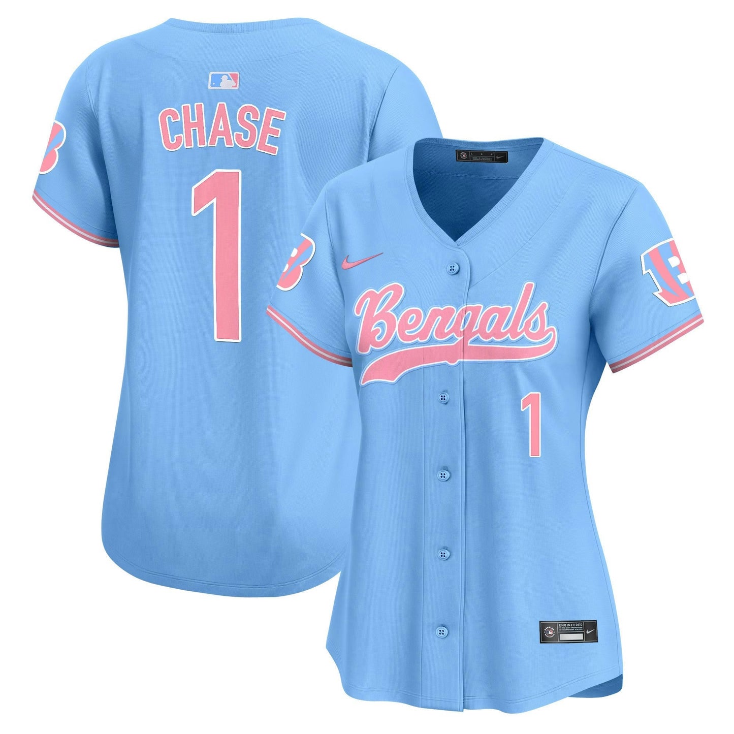 Camisa NFL Cincinnati Bengals Women’s Bubblegum Pink Vapor Premier Limited Jersey