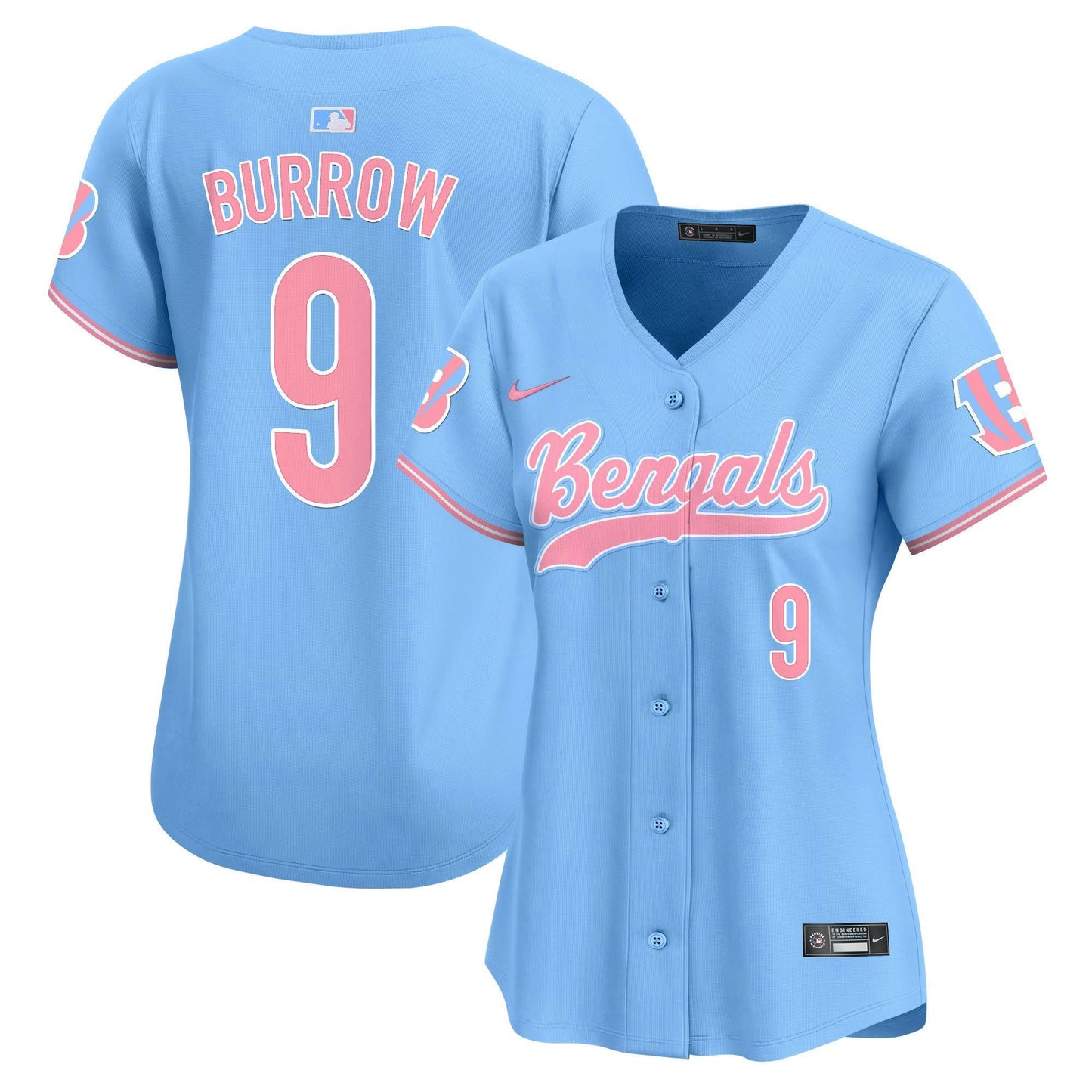Camisa NFL Cincinnati Bengals Women’s Bubblegum Pink Vapor Premier Limited Jersey