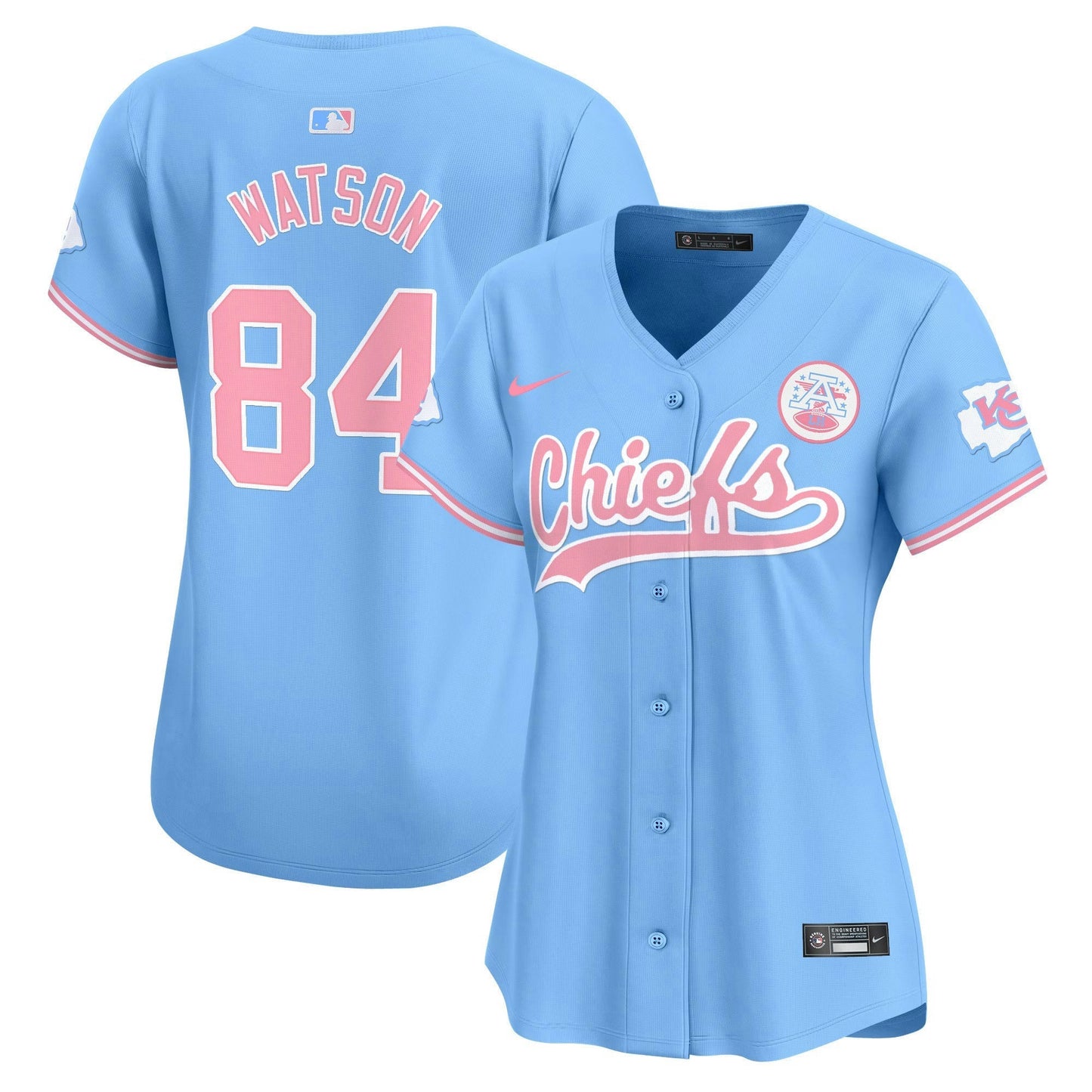 Camisa NFL Kansas City Chiefs Women’s Bubblegum Pink Vapor Premier Limited Jersey