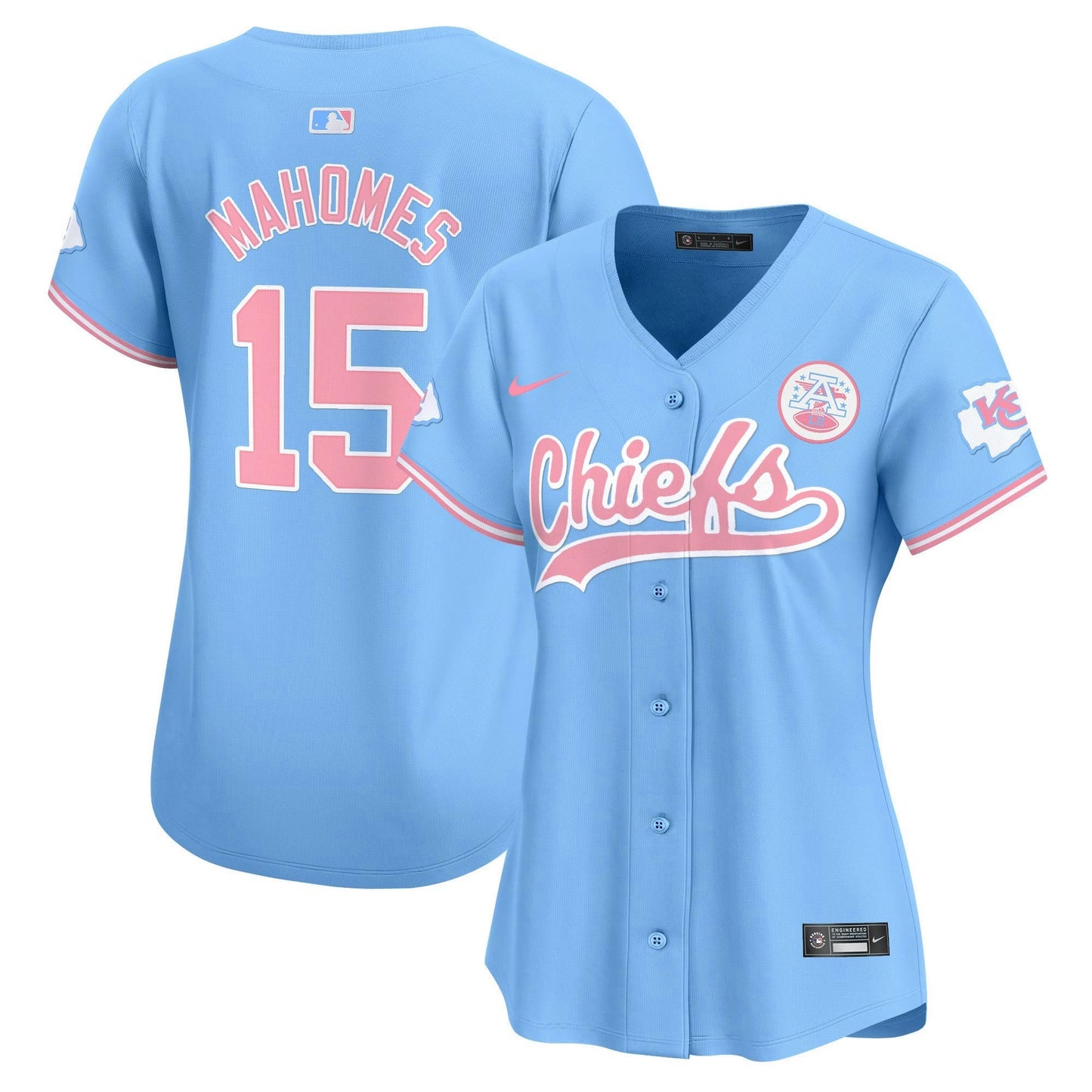 Camisa NFL Kansas City Chiefs Women’s Bubblegum Pink Vapor Premier Limited Jersey