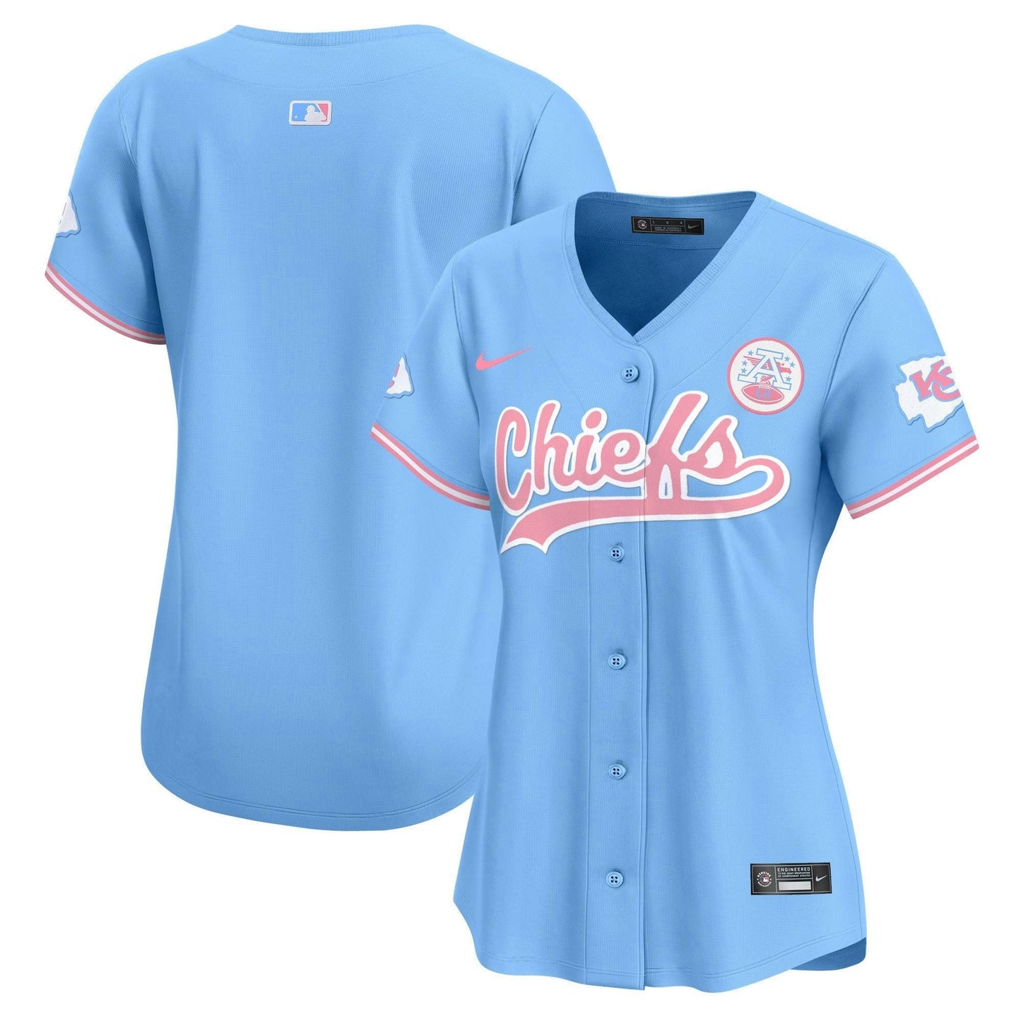 Camisa NFL Kansas City Chiefs Women’s Bubblegum Pink Vapor Premier Limited Jersey