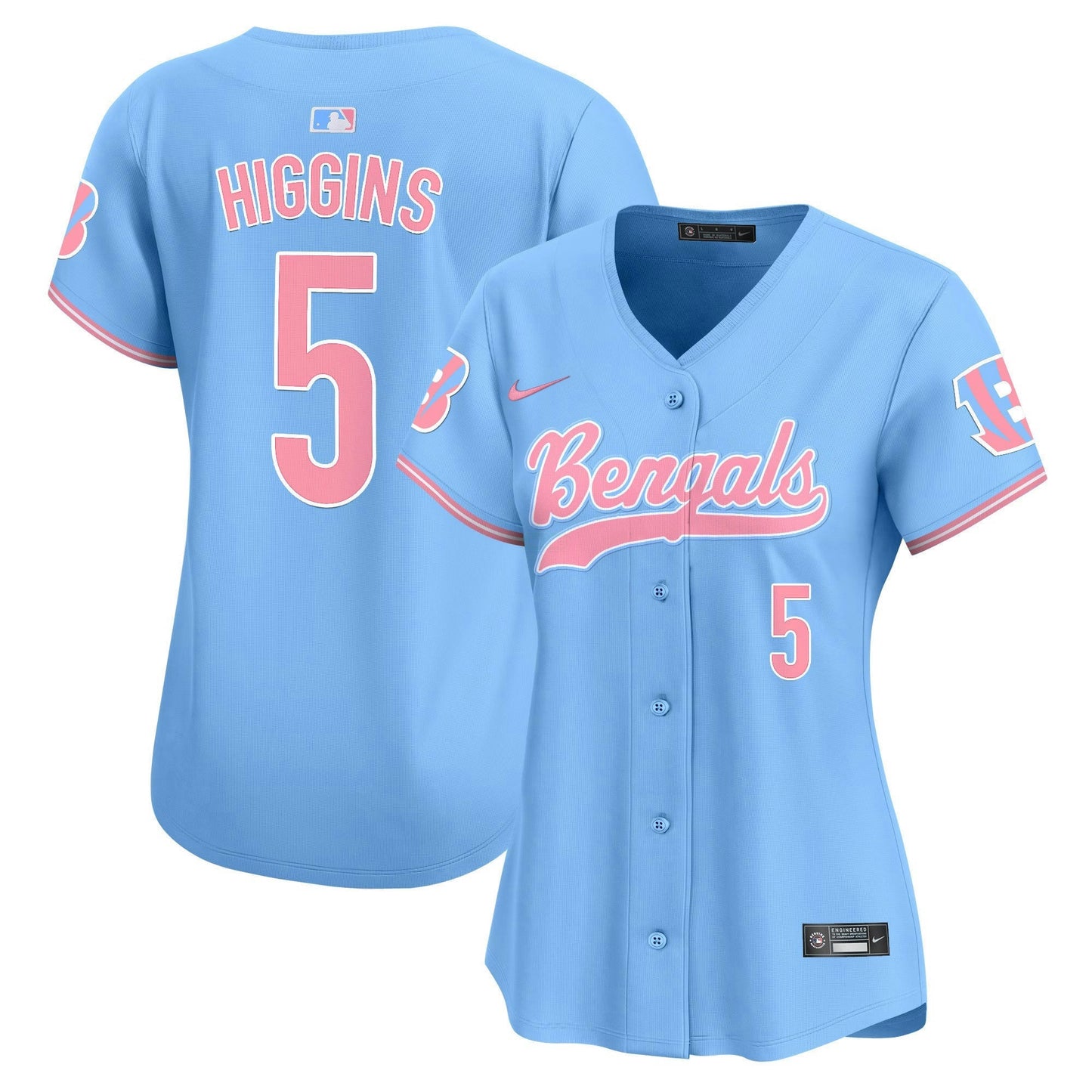 Camisa NFL Cincinnati Bengals Women’s Bubblegum Pink Vapor Premier Limited Jersey