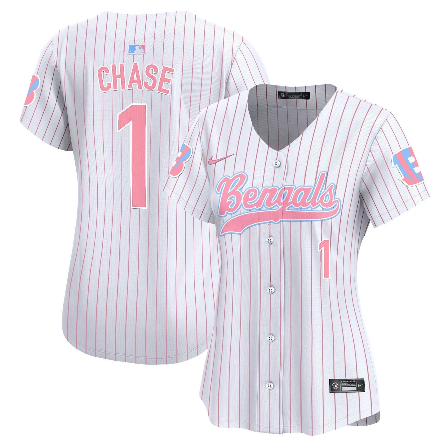 Camisa NFL Cincinnati Bengals Women’s Bubblegum Pink Vapor Premier Limited Jersey