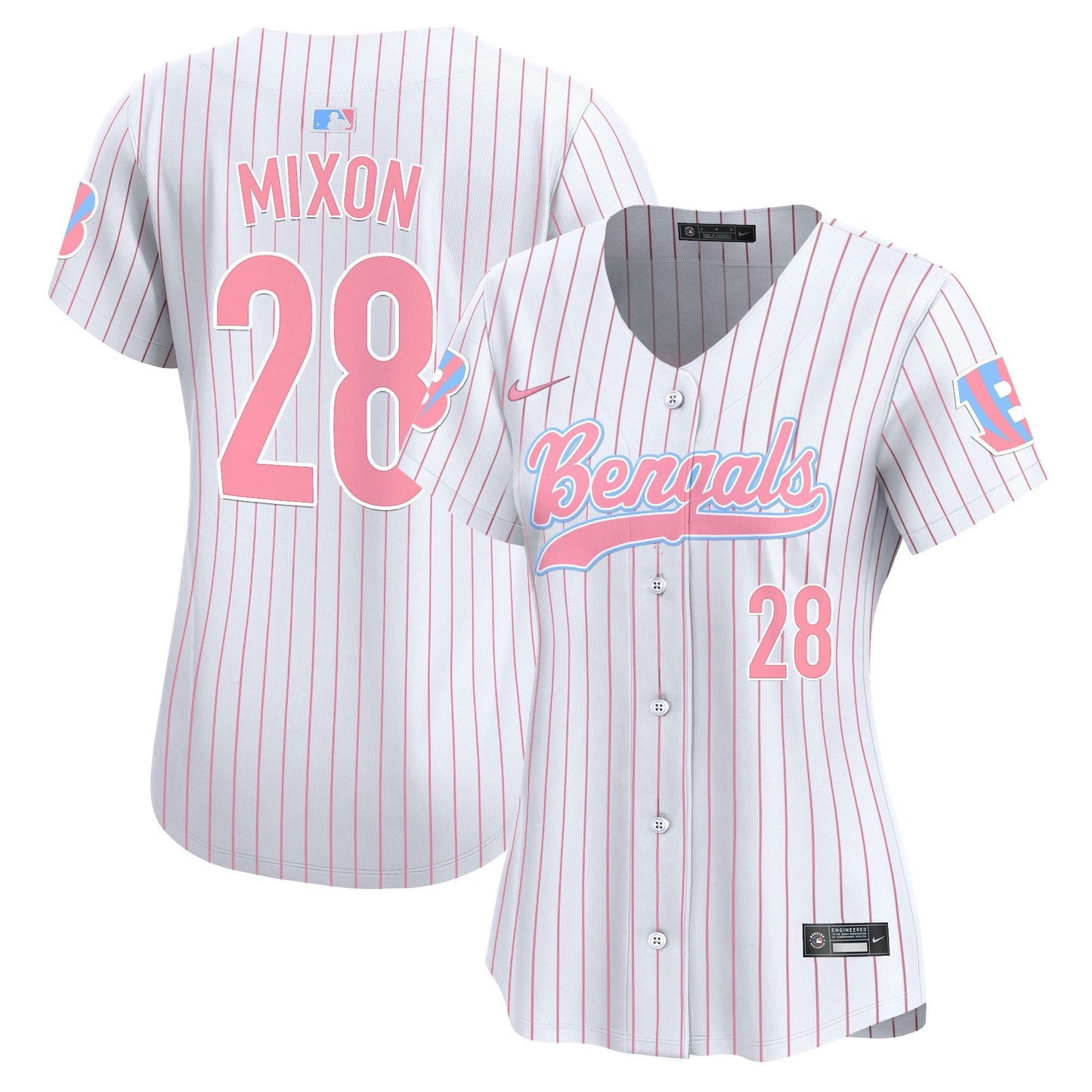Camisa NFL Cincinnati Bengals Women’s Bubblegum Pink Vapor Premier Limited Jersey
