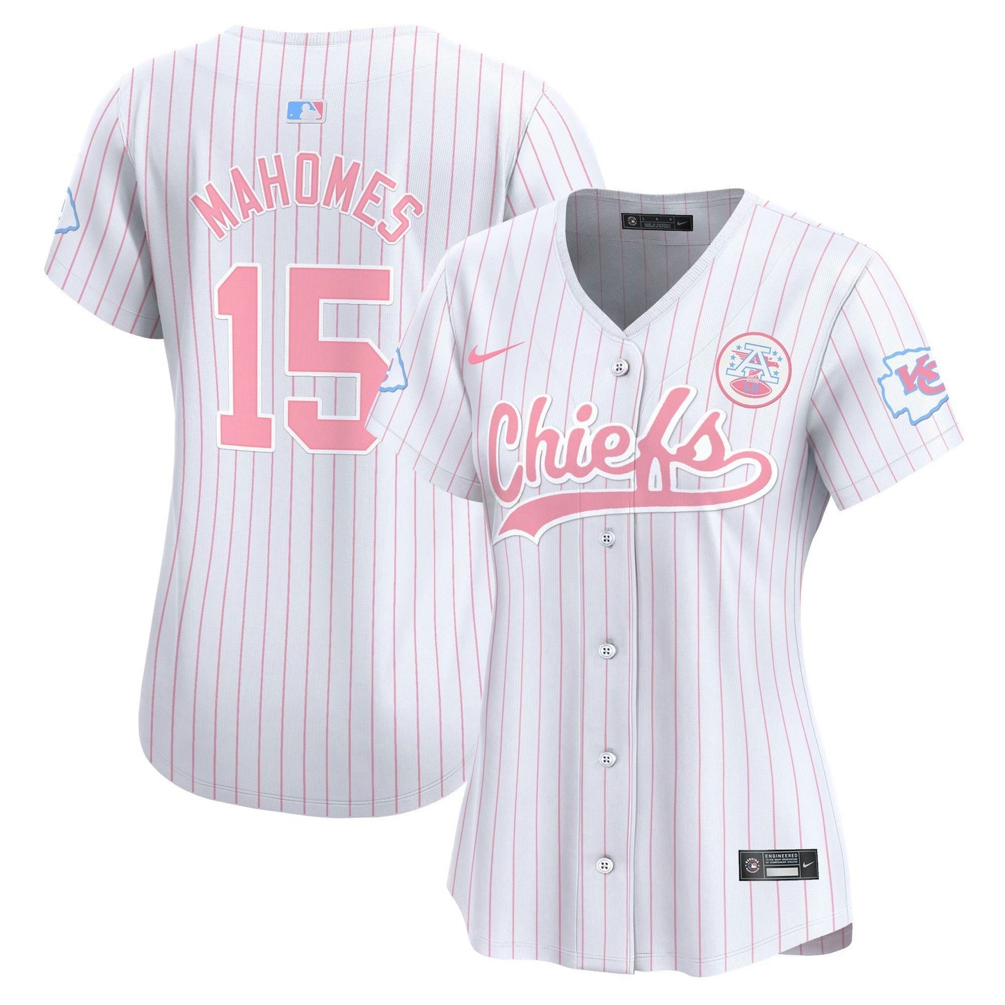 Camisa NFL Kansas City Chiefs Women’s Bubblegum Pink Vapor Premier Limited Jersey