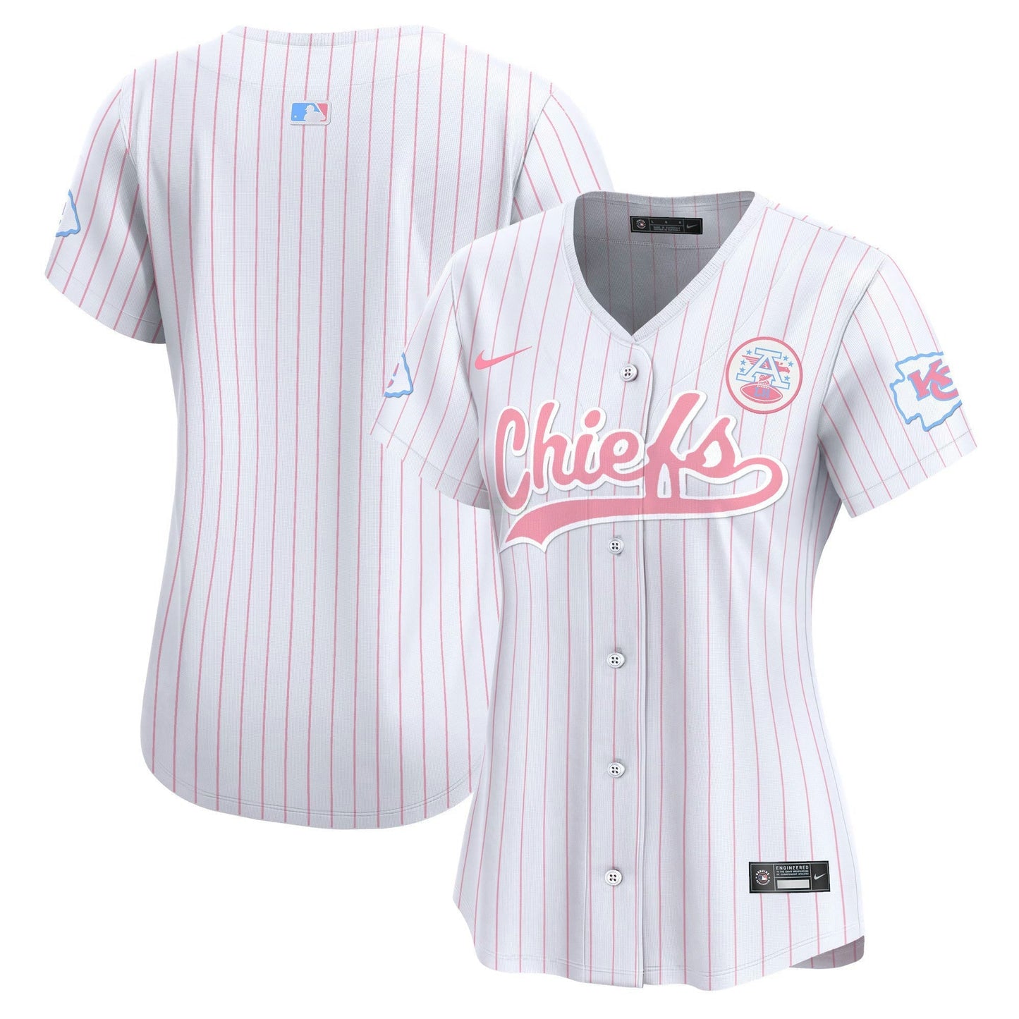 Camisa NFL Kansas City Chiefs Women’s Bubblegum Pink Vapor Premier Limited Jersey