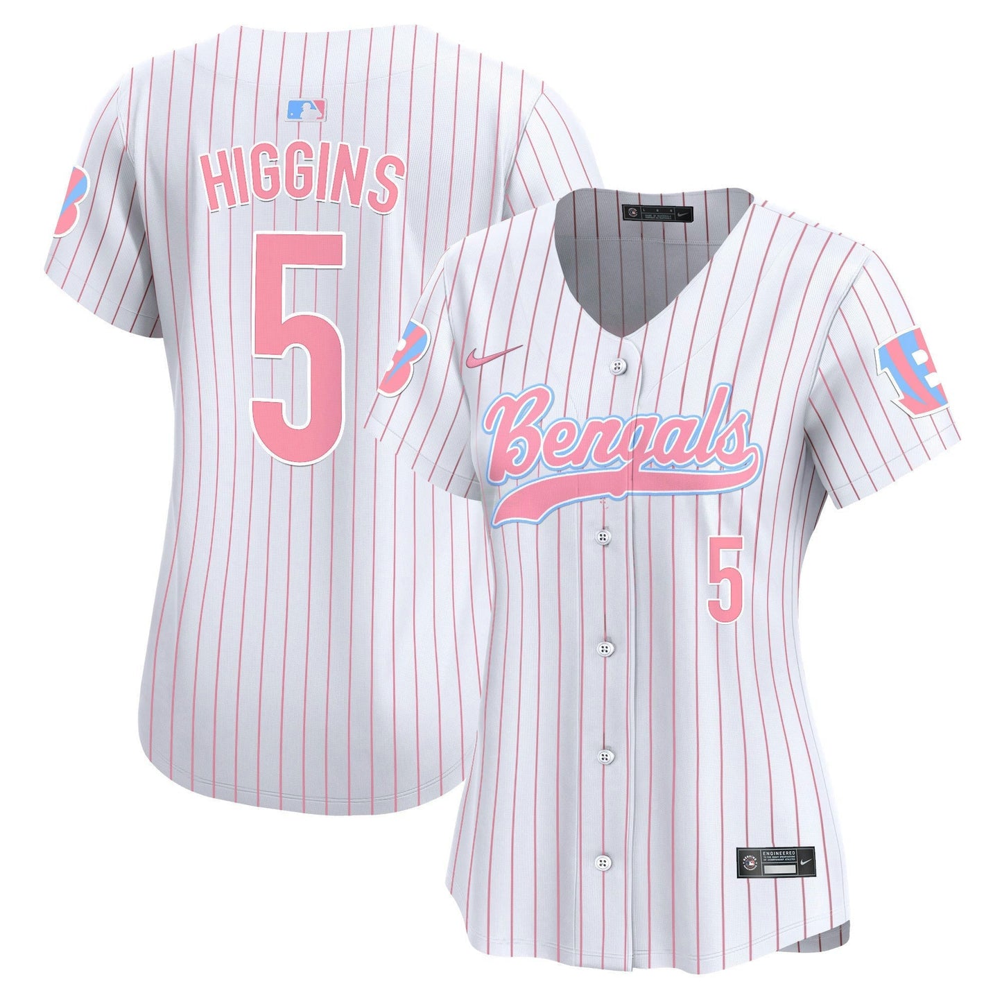 Camisa NFL Cincinnati Bengals Women’s Bubblegum Pink Vapor Premier Limited Jersey