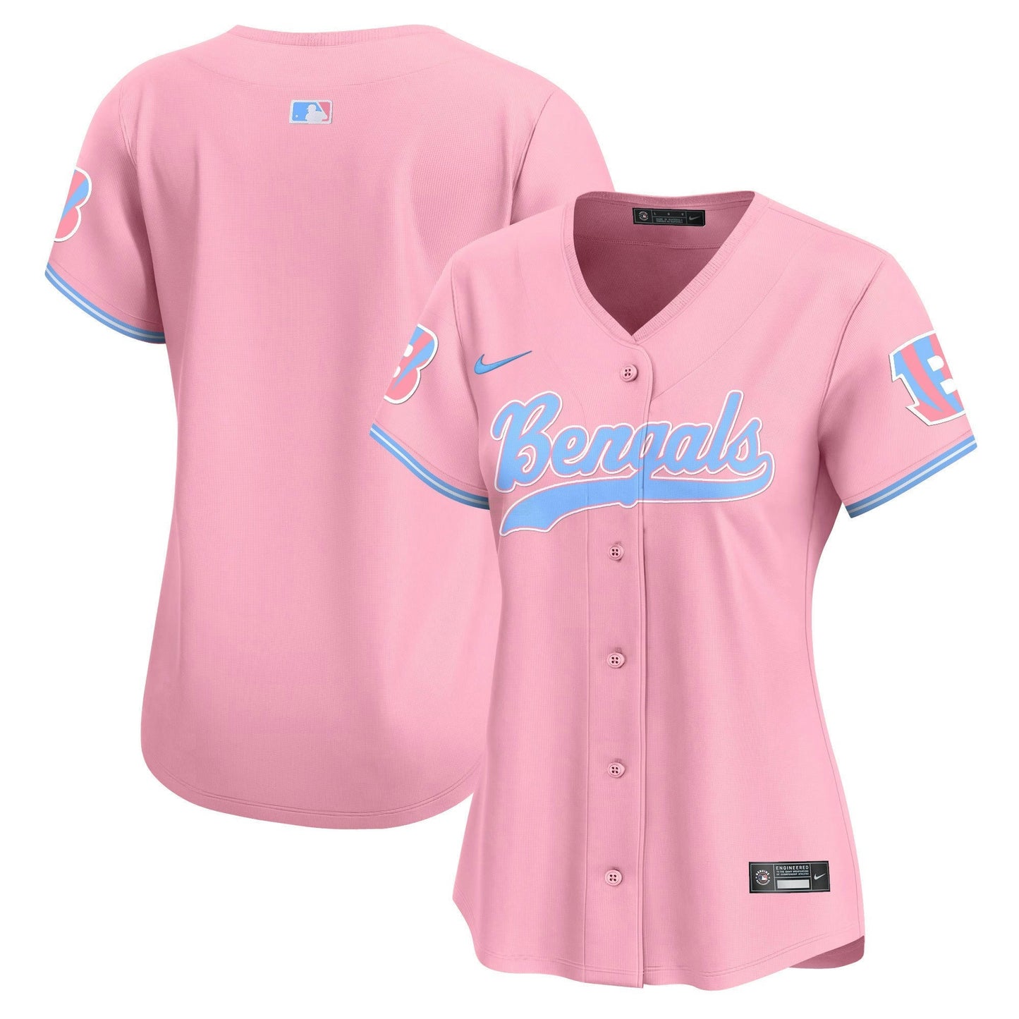 Camisa NFL Cincinnati Bengals Women’s Bubblegum Pink Vapor Premier Limited Jersey