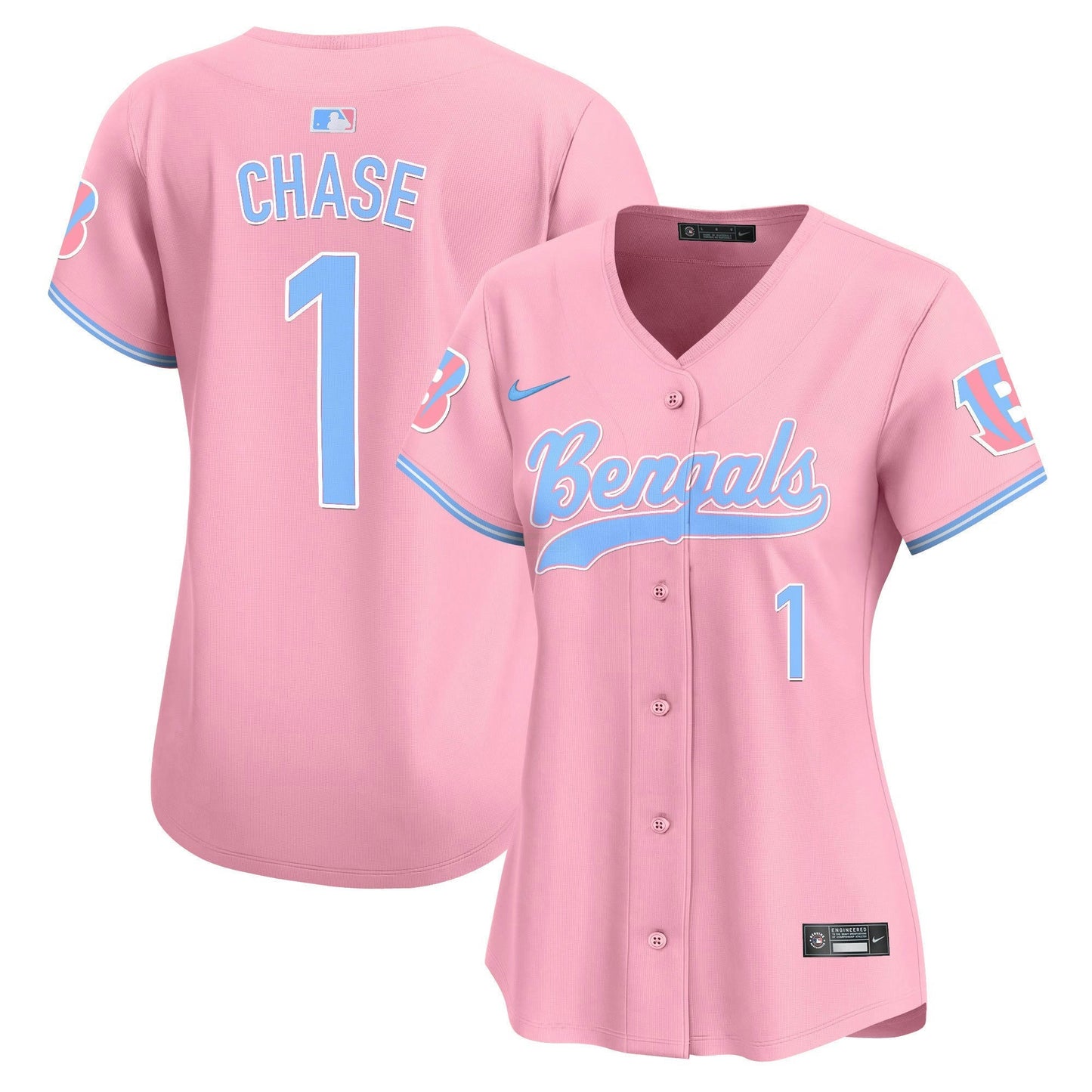 Camisa NFL Cincinnati Bengals Women’s Bubblegum Pink Vapor Premier Limited Jersey