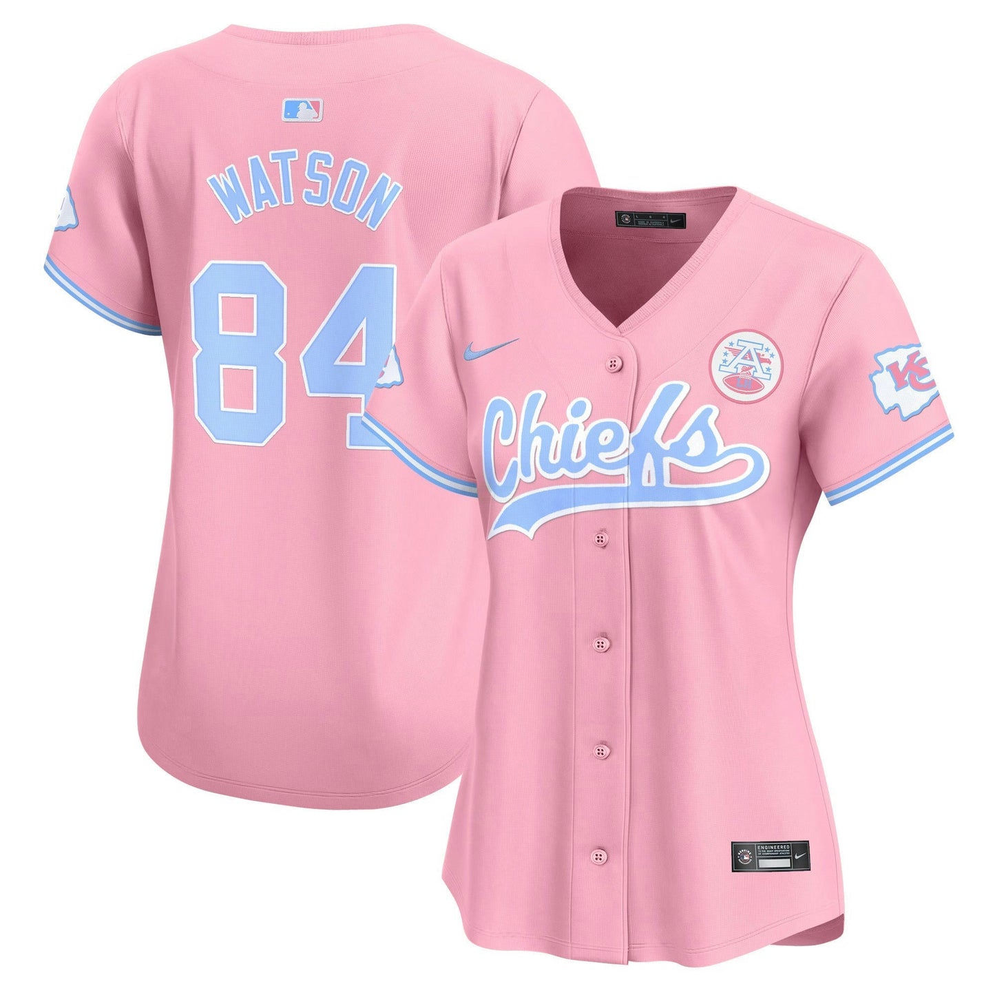 Camisa NFL Kansas City Chiefs Women’s Bubblegum Pink Vapor Premier Limited Jersey