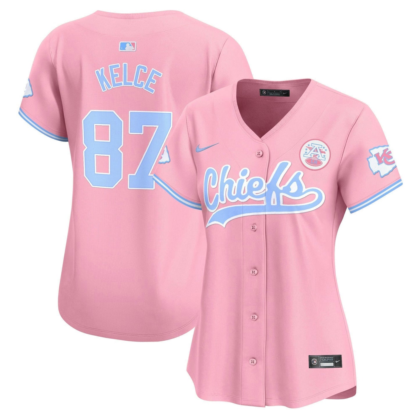 Camisa NFL Kansas City Chiefs Women’s Bubblegum Pink Vapor Premier Limited Jersey