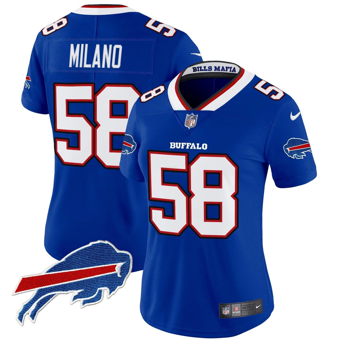 Camisa NFL Women’s Buffalo 2025 “Rivalries” Vapor Limited Jersey