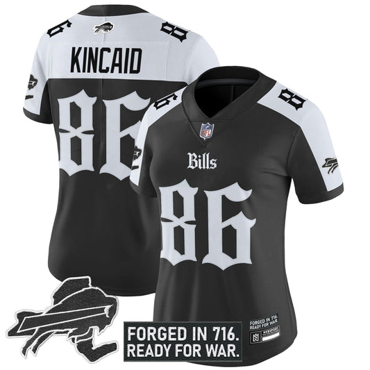 Camisa NFL Women’s Buffalo ‘Gothic Cold Front Edition’ Vapor Limited Jersey