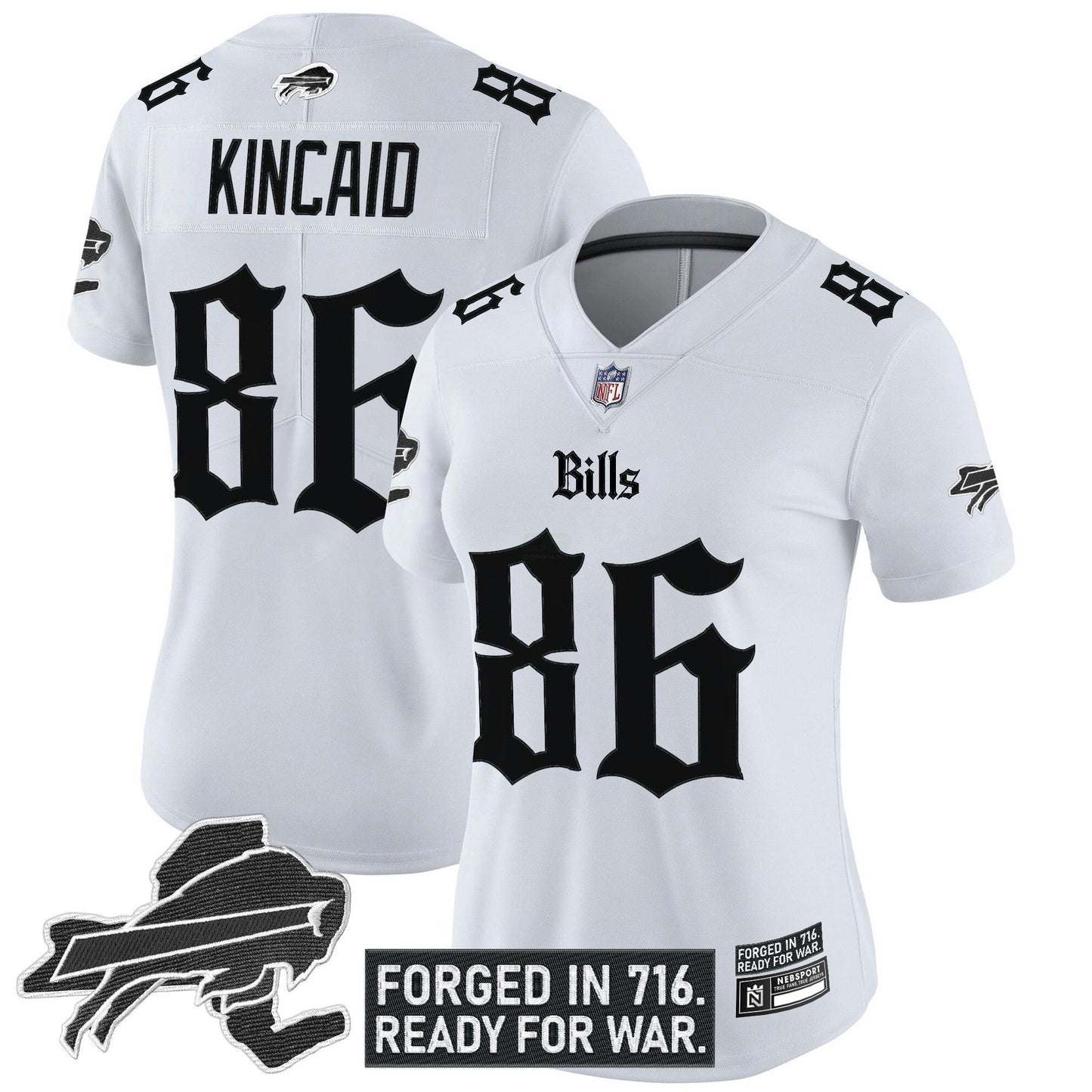 Camisa NFL Women’s Buffalo ‘Gothic Cold Front Edition’ Vapor Limited Jersey