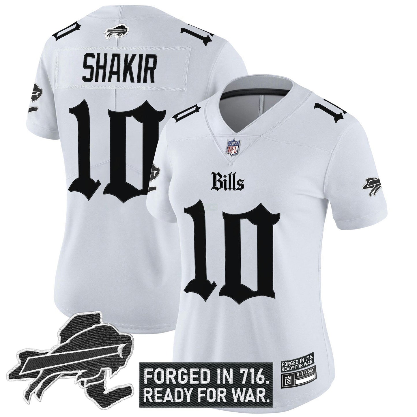 Camisa NFL Women’s Buffalo ‘Gothic Cold Front Edition’ Vapor Limited Jersey