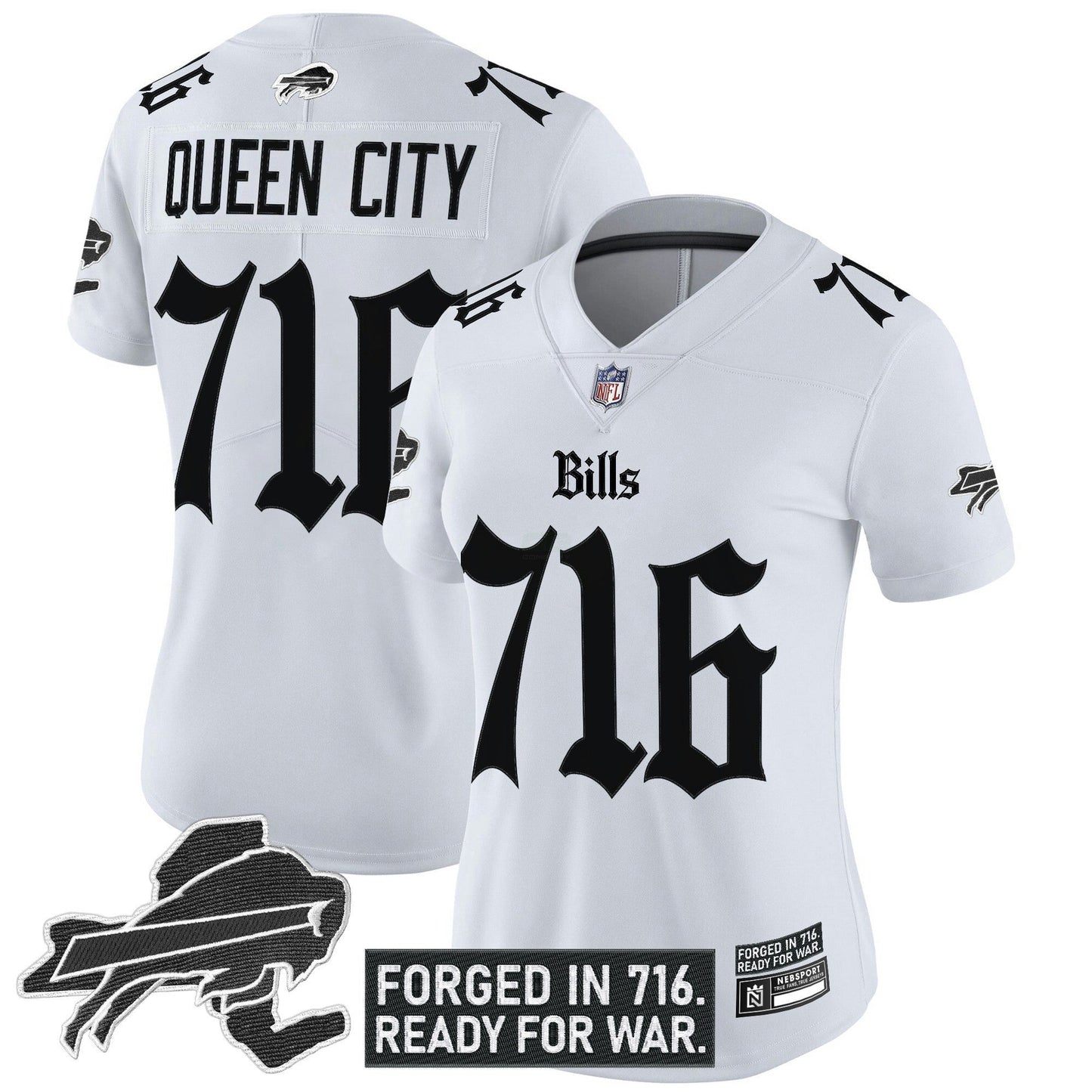 Camisa NFL Women’s Buffalo ‘Gothic Cold Front Edition’ Vapor Limited Jersey