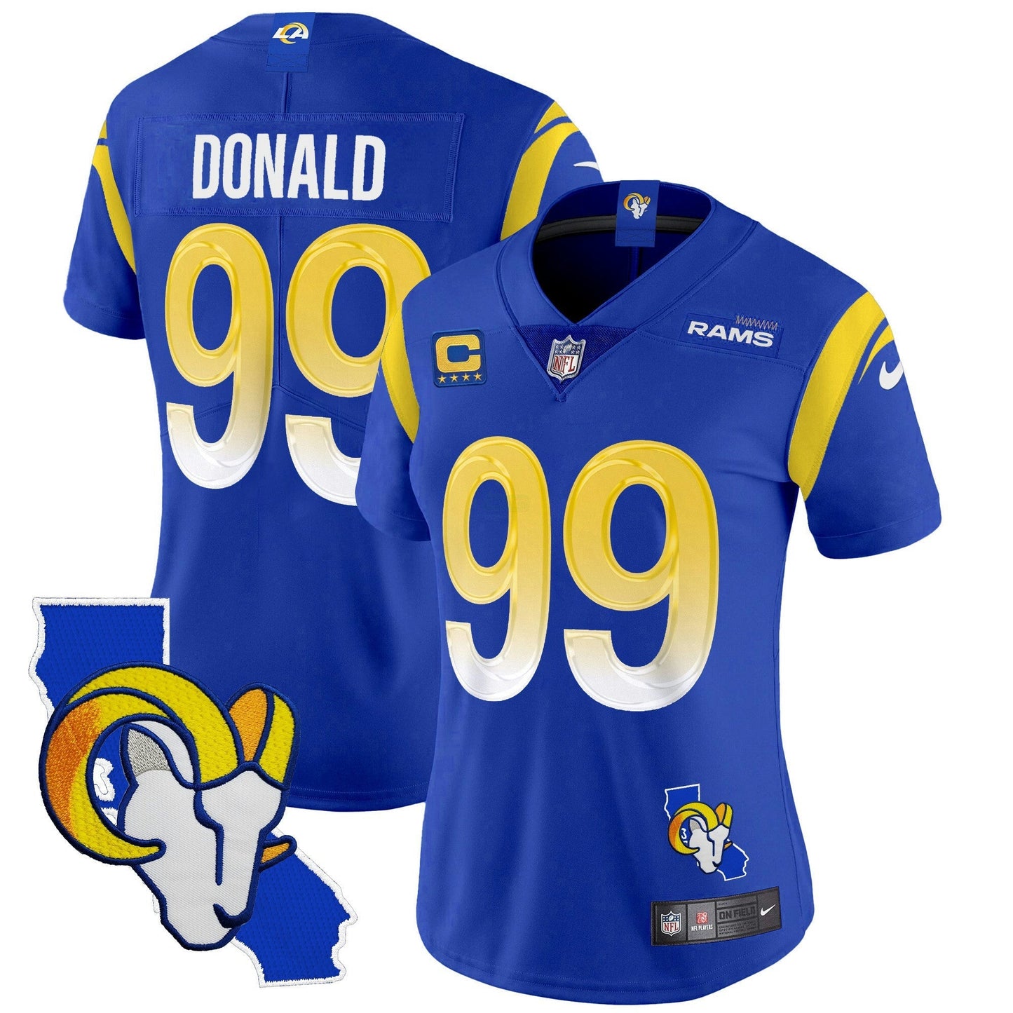 Camisa NFL Women’s California Patch Vapor Limited Jersey