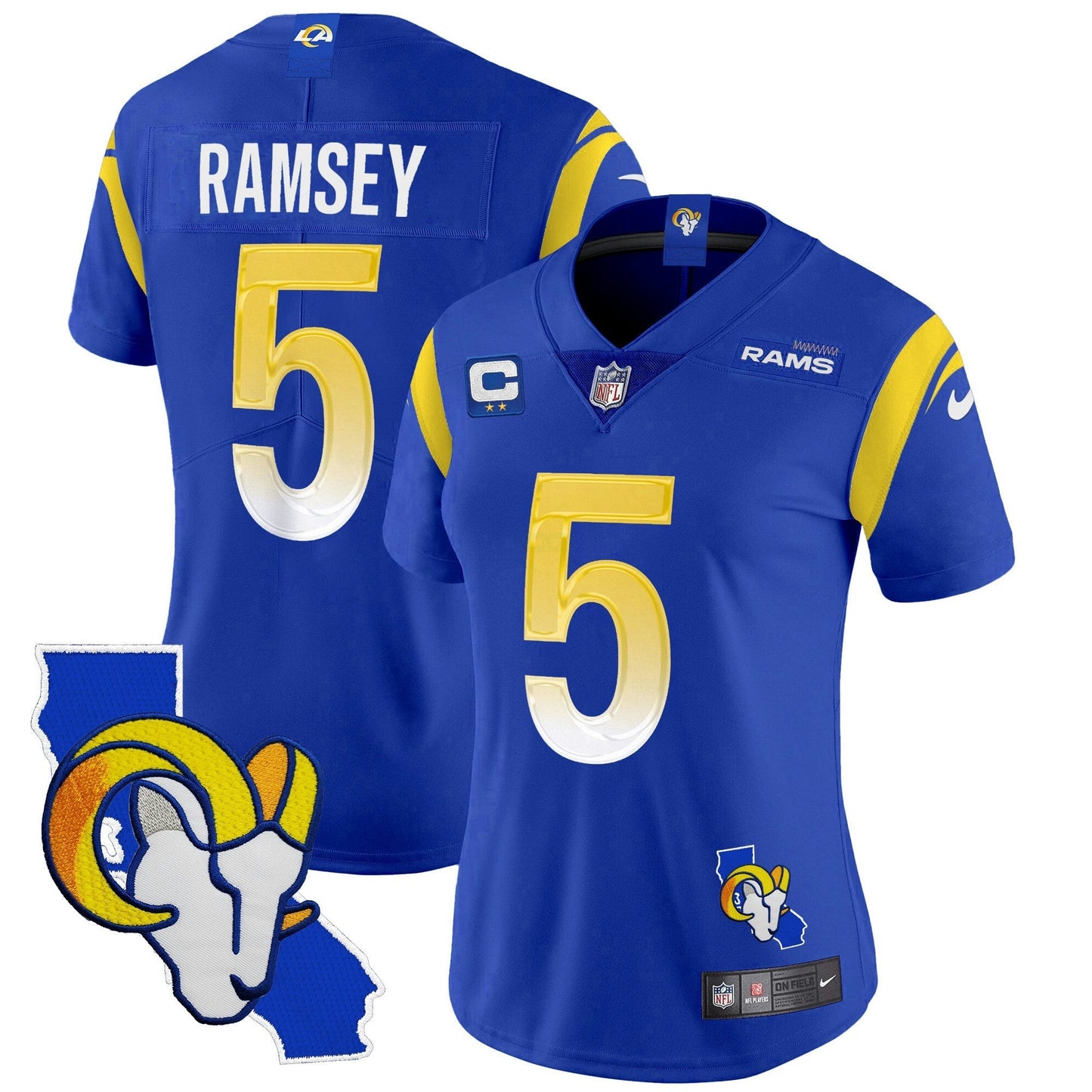 Camisa NFL Women’s California Patch Vapor Limited Jersey