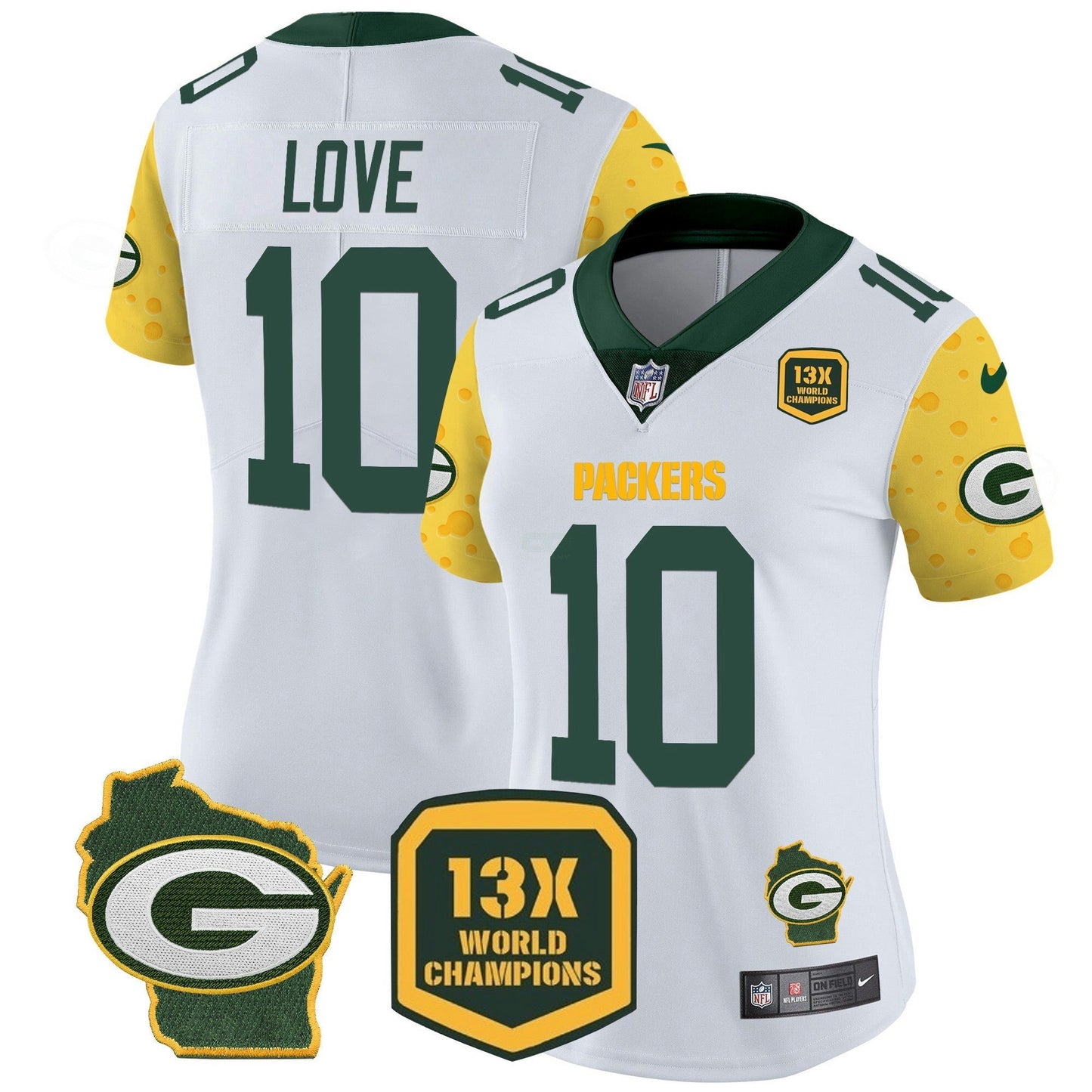 Camisa NFL Women’s Cheese Vapor Limited Jersey