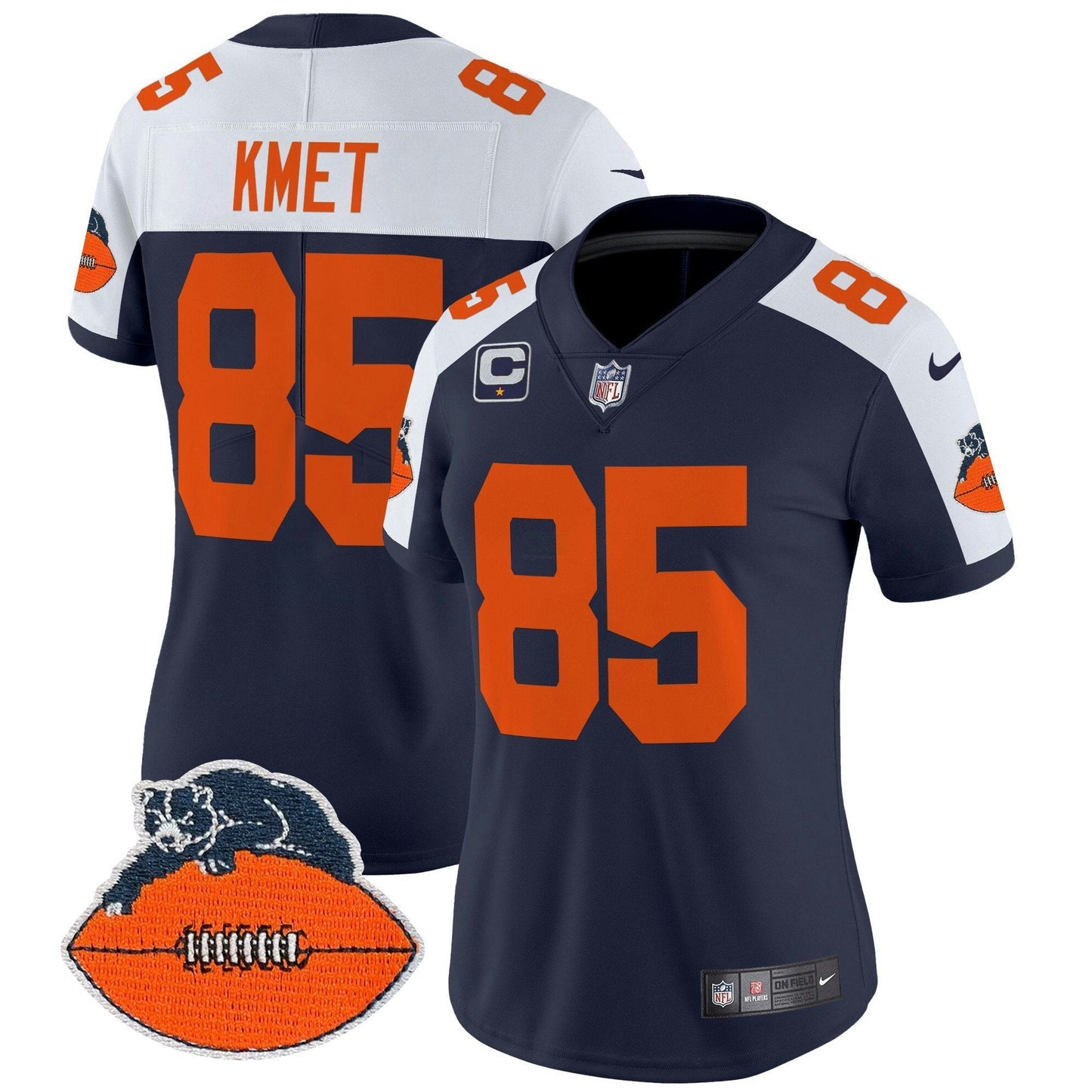 Camisa NFL Women’s Chicago Throwback Vapor Limited Jersey