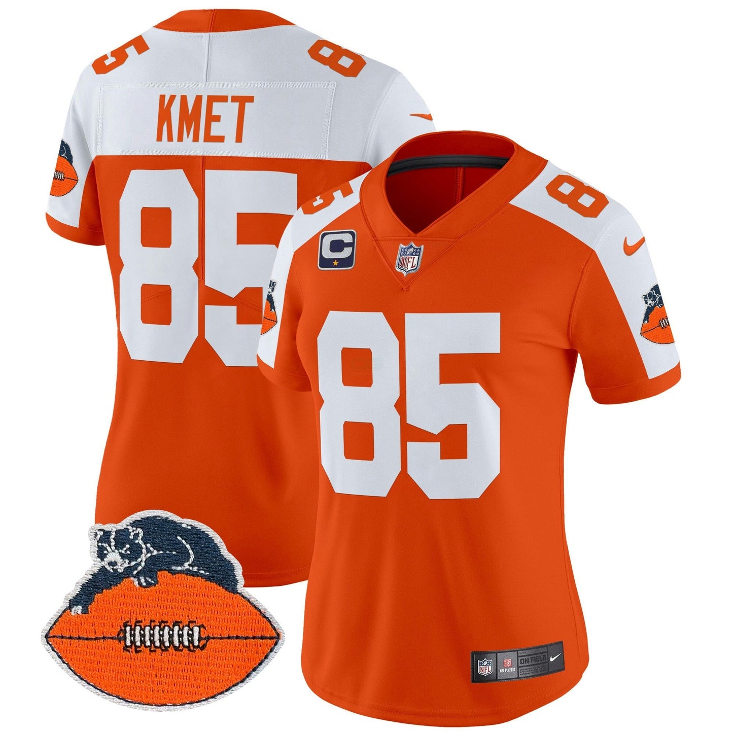 Camisa NFL Women’s Chicago Throwback Vapor Limited Jersey