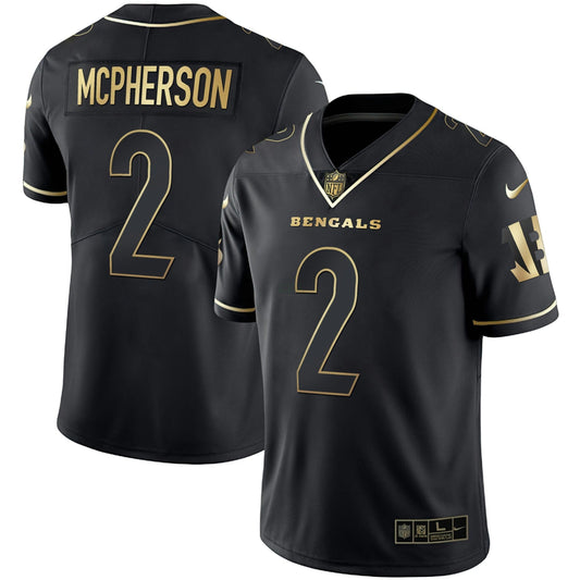 Camisa NFL Women’s Cincinnati Branca Dourada & Preta Dourada Jersey