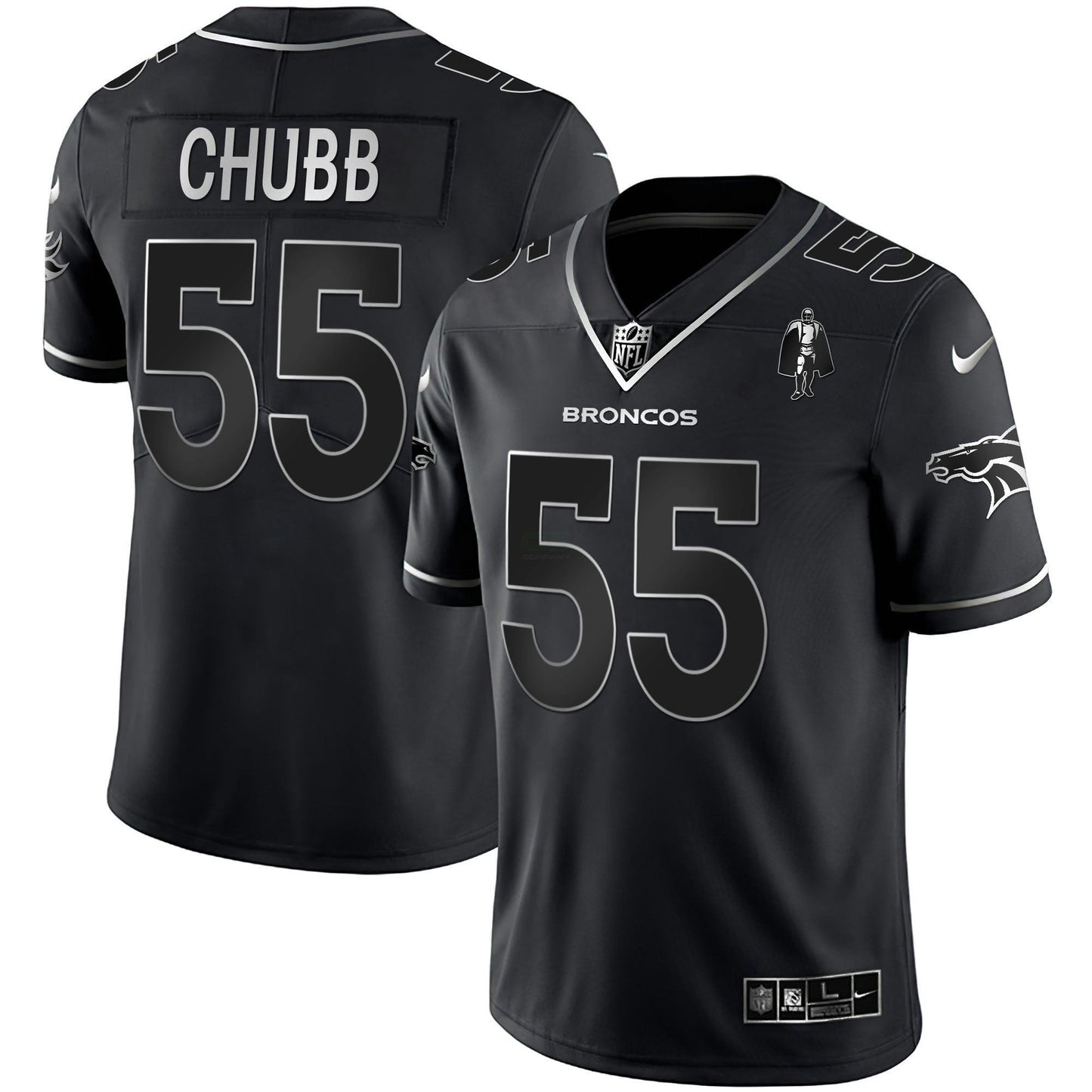 Camisa NFL Women’s Denver Branca Dourada and Preta Dourada Jersey