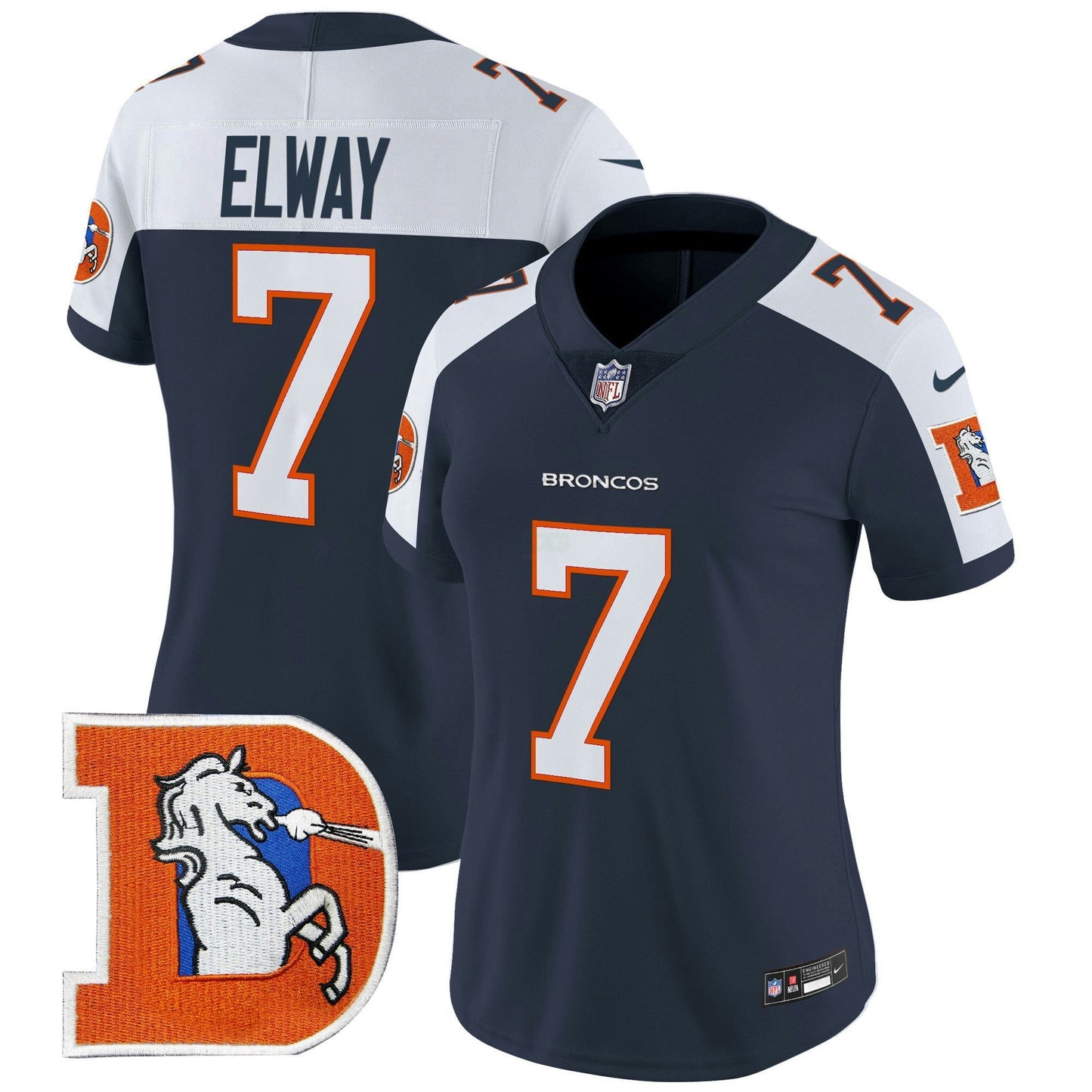 Camisa NFL Women’s Denver Throwback Vapor Limited Jersey V2
