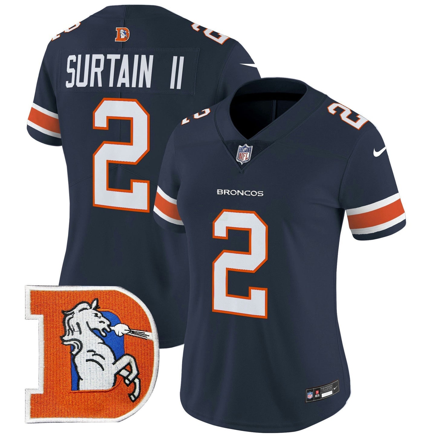 Camisa NFL Women’s Denver Throwback Vapor Limited Jersey V2