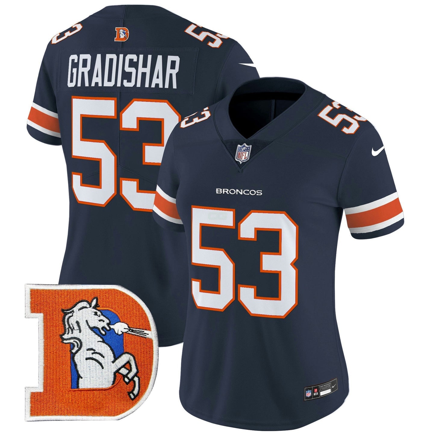 Camisa NFL Women’s Denver Throwback Vapor Limited Jersey V2