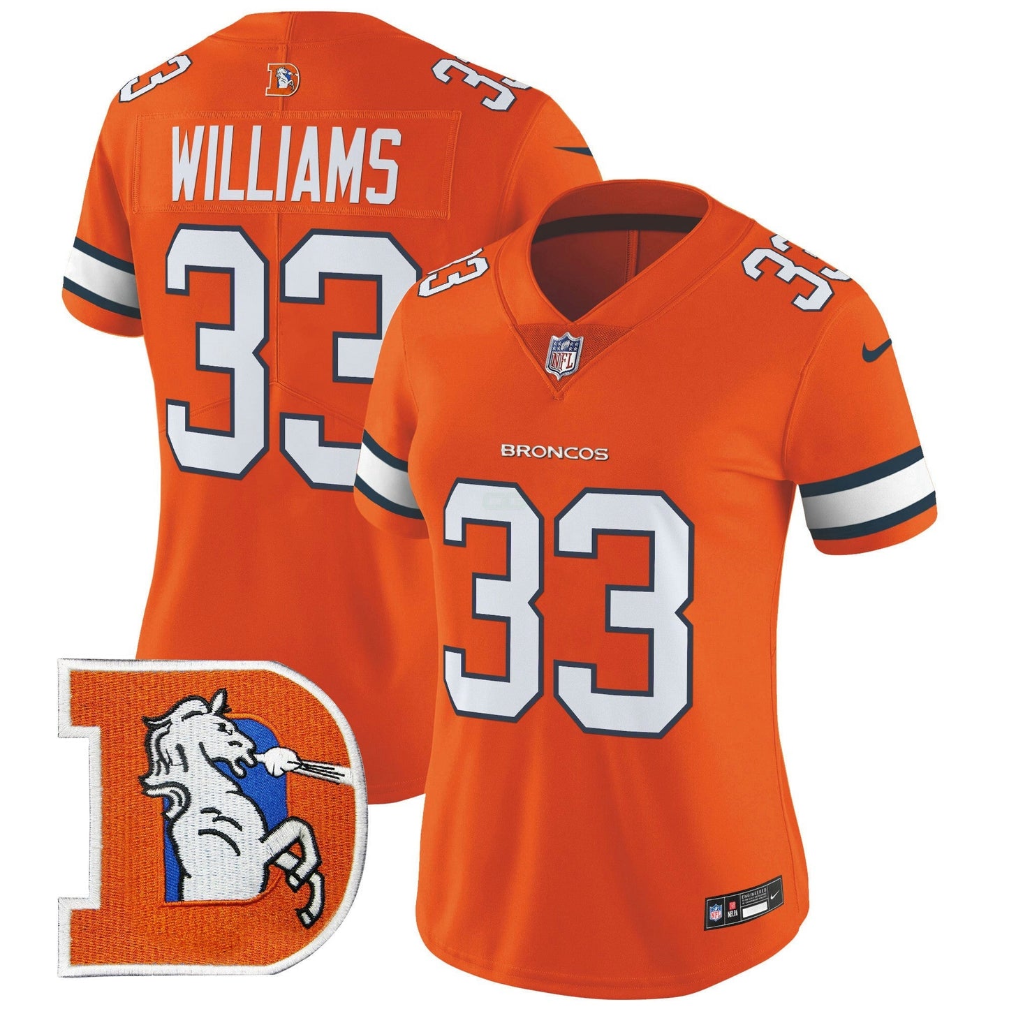 Camisa NFL Women’s Denver Throwback Vapor Limited Jersey V2