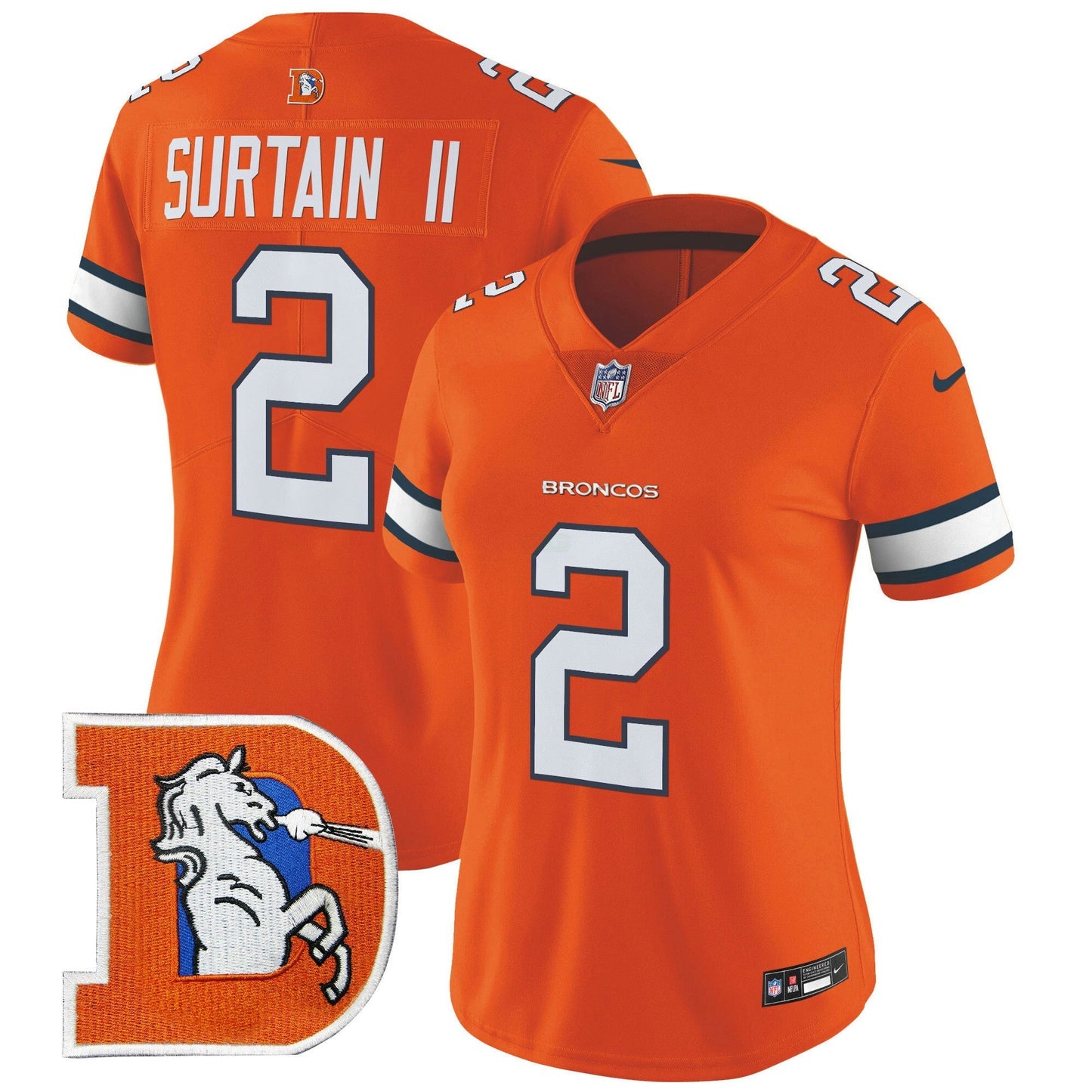 Camisa NFL Women’s Denver Throwback Vapor Limited Jersey V2