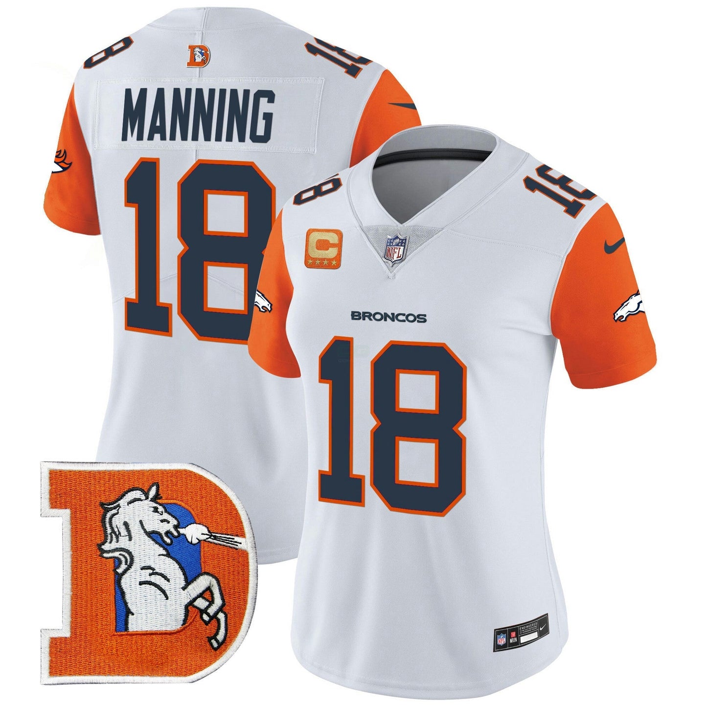 Camisa NFL Women’s Denver Throwback Vapor Limited Jersey V2