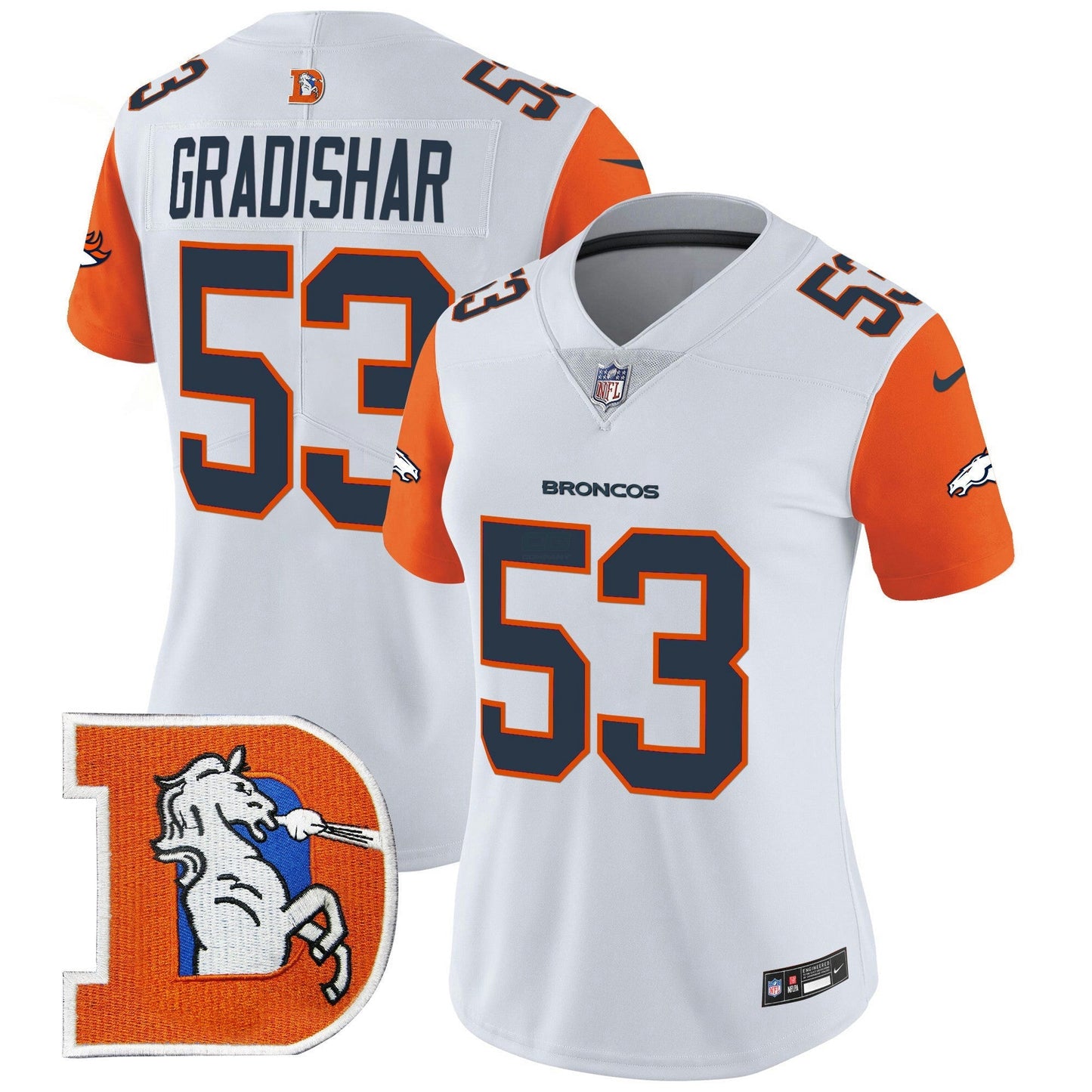 Camisa NFL Women’s Denver Throwback Vapor Limited Jersey V2