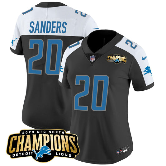 Camisa NFL Women’s Detroit 2023 NFC North Champions Patch Vapor Jersey