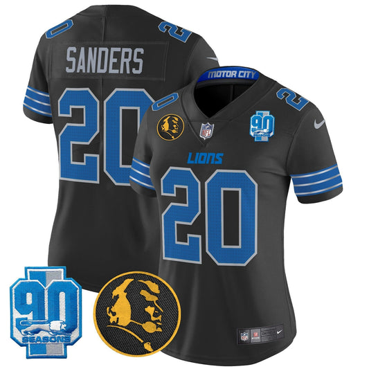 Camisa NFL Women’s Detroit 2024 90th & John Madden Patch Vapor Limited Jersey
