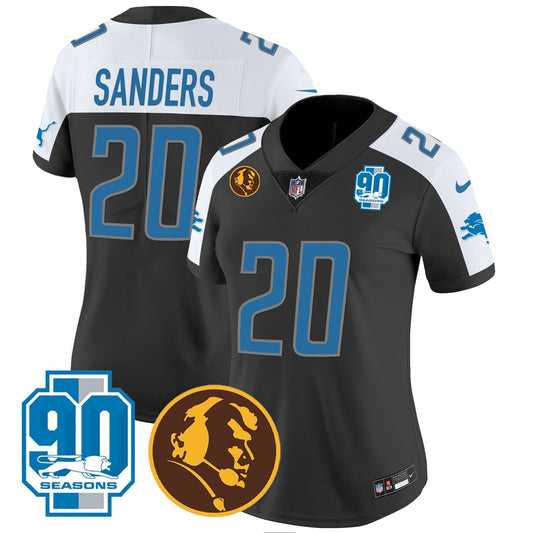 Camisa NFL Women’s Detroit 90th & John Madden Patch Jersey