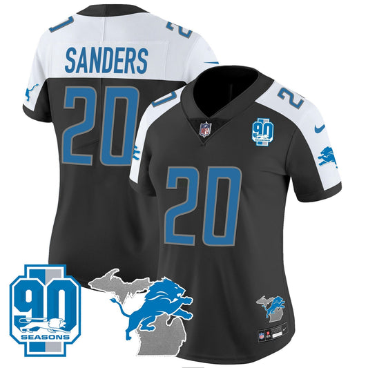 Camisa NFL Women’s Detroit 90th Year & Michigan Patch Vapor Jersey