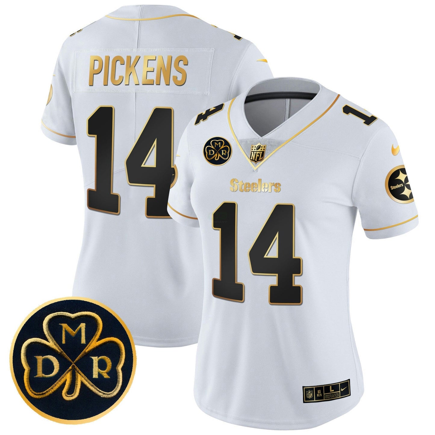 Camisa NFL Women’s DMR Patch Dourada Vapor Limited Jersey