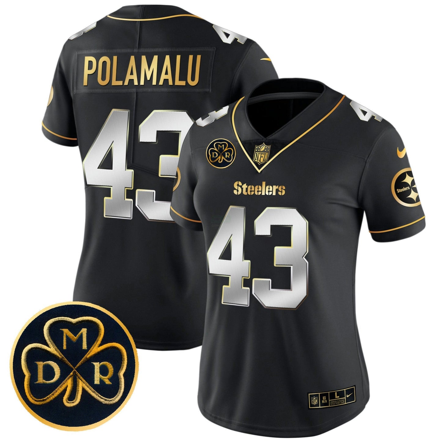 Camisa NFL Women’s DMR Patch Dourada Vapor Limited Jersey