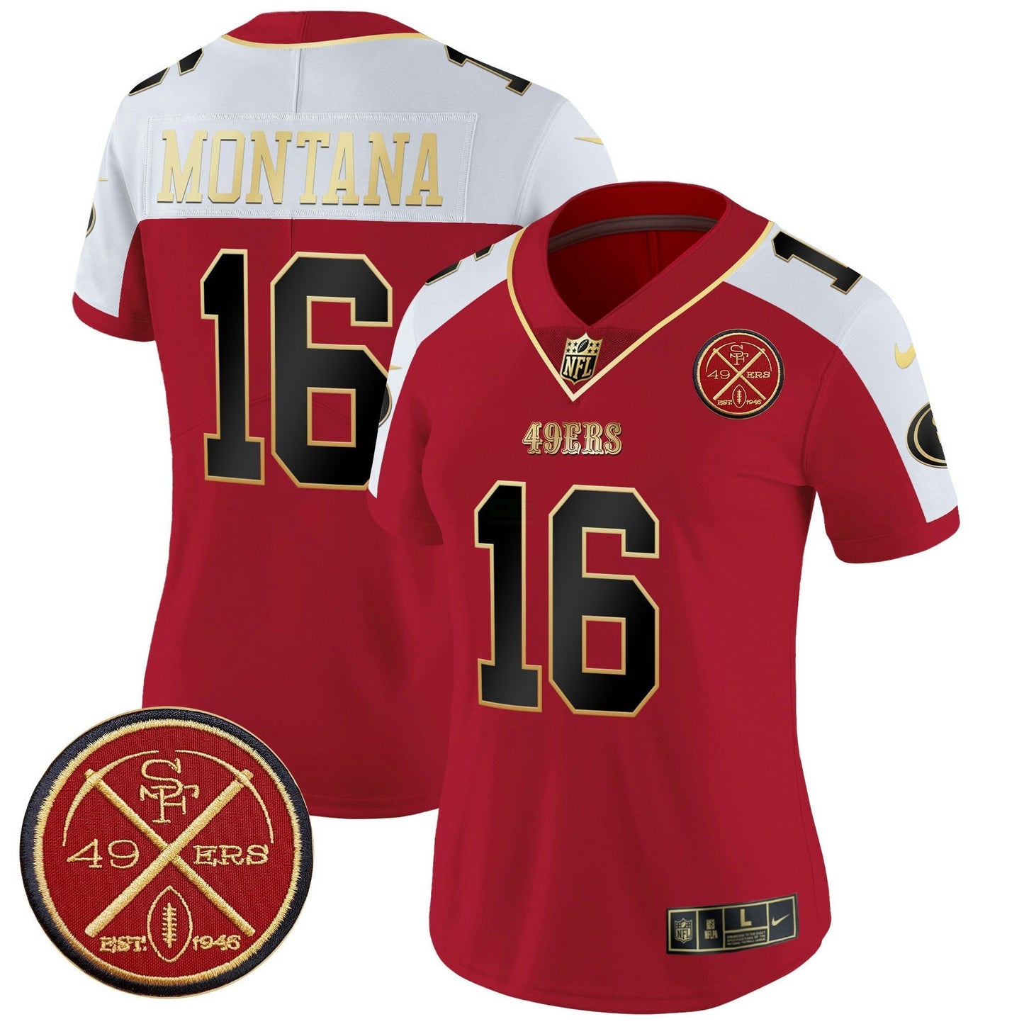 Camisa NFL Women’s Est.1946 Patch Vapor Limited Jersey