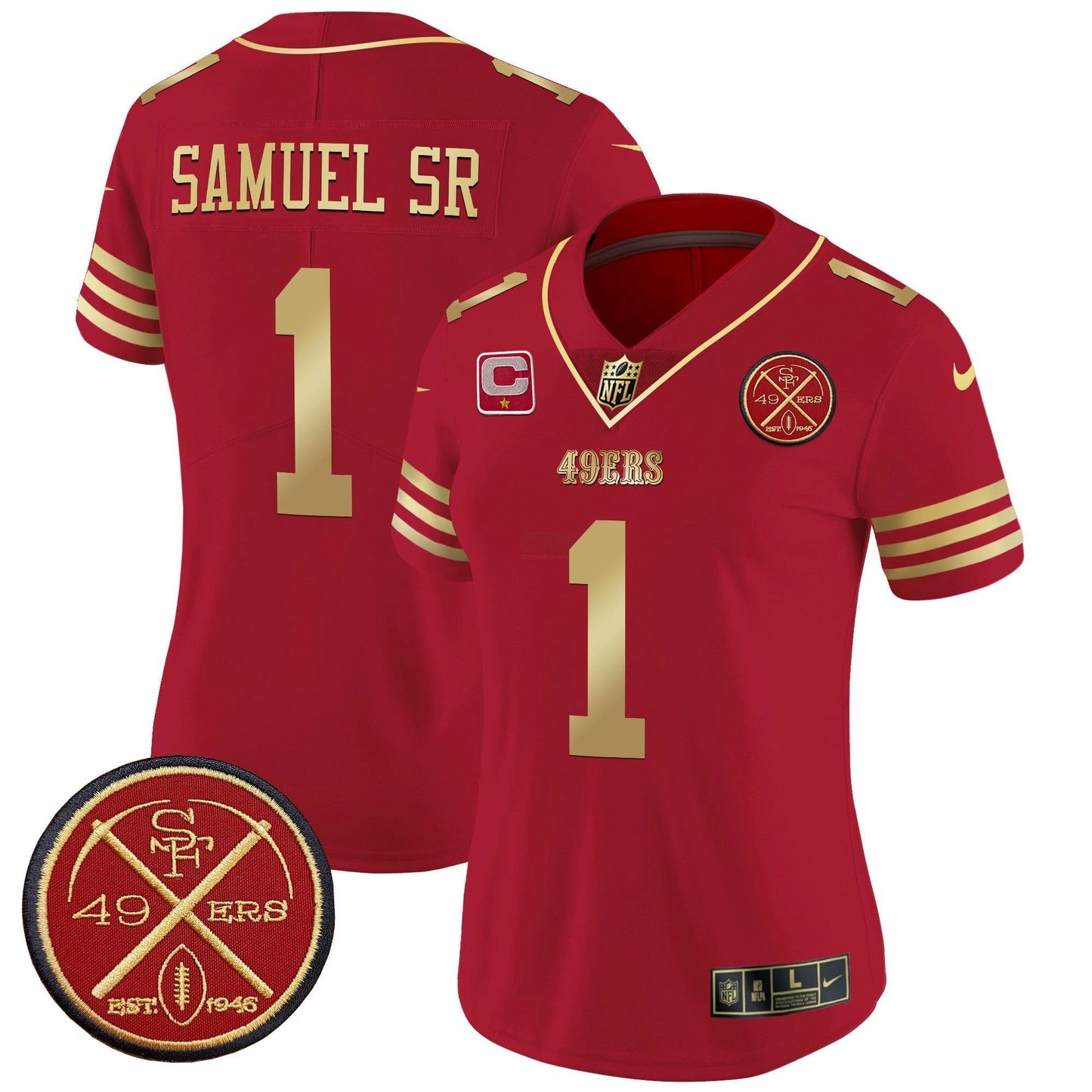 Camisa NFL Women’s Est.1946 Patch Vapor Limited Jersey