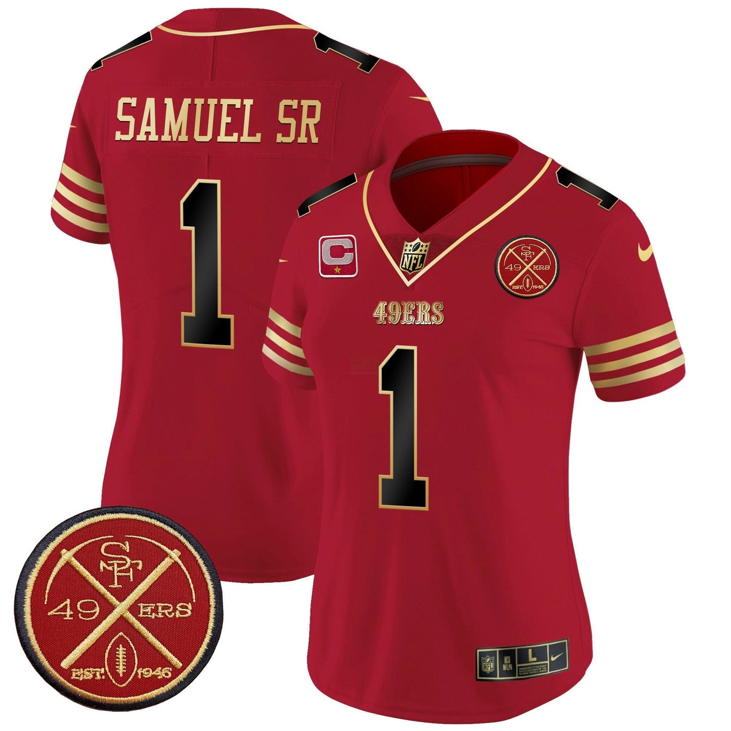 Camisa NFL Women’s Est.1946 Patch Vapor Limited Jersey
