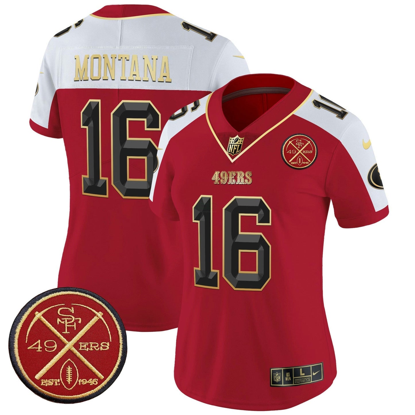 Camisa NFL Women’s Est.1946 Patch Vapor Limited Jersey V2