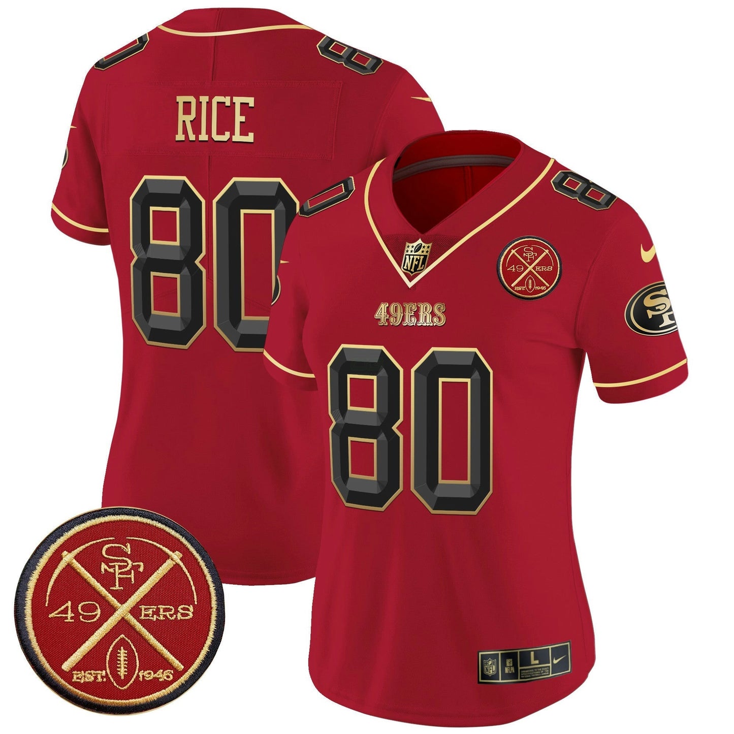 Camisa NFL Women’s Est.1946 Patch Vapor Limited Jersey V2